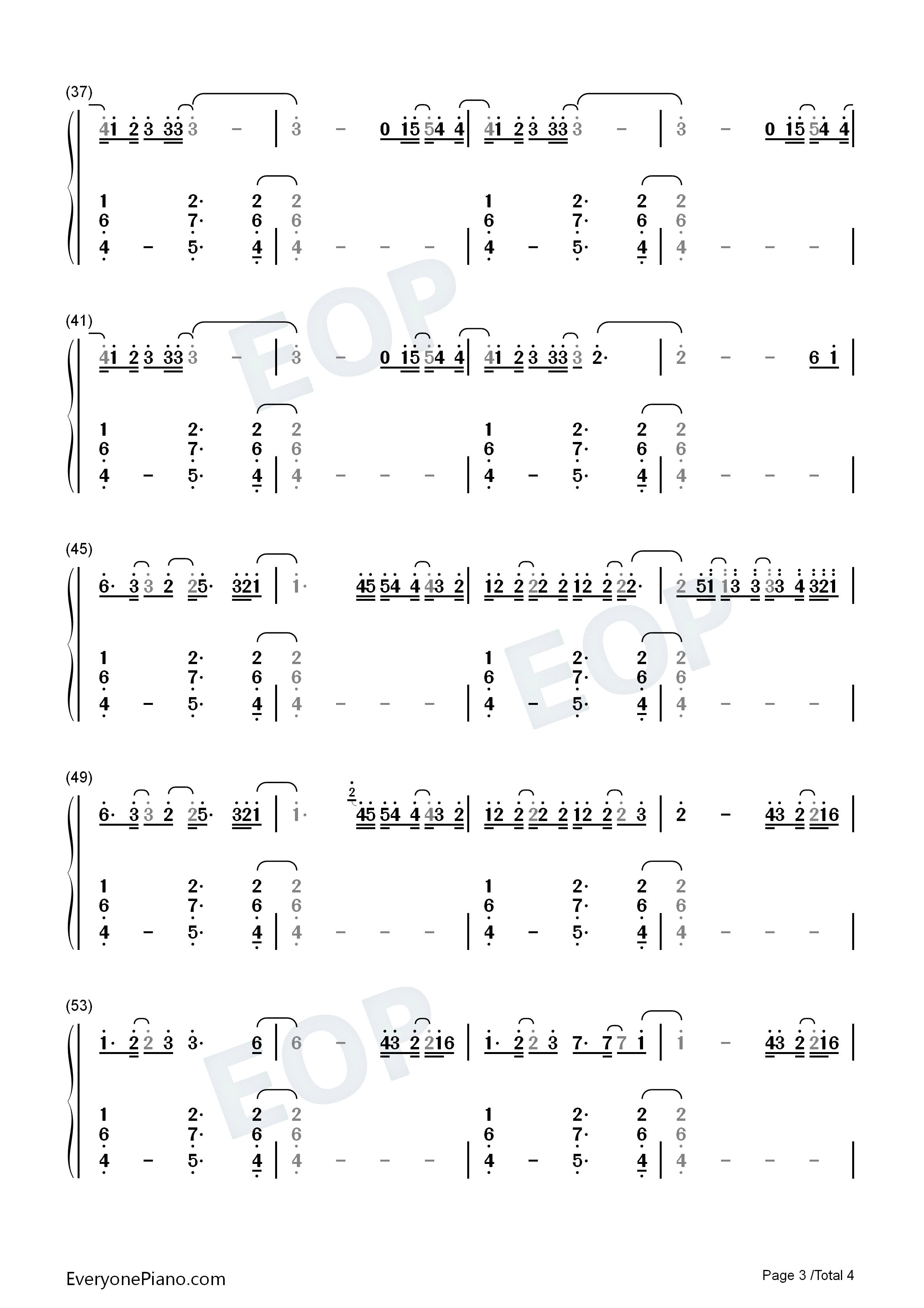 Selfish_Love钢琴简谱_DJ_Snake_Selena_Gomez演唱