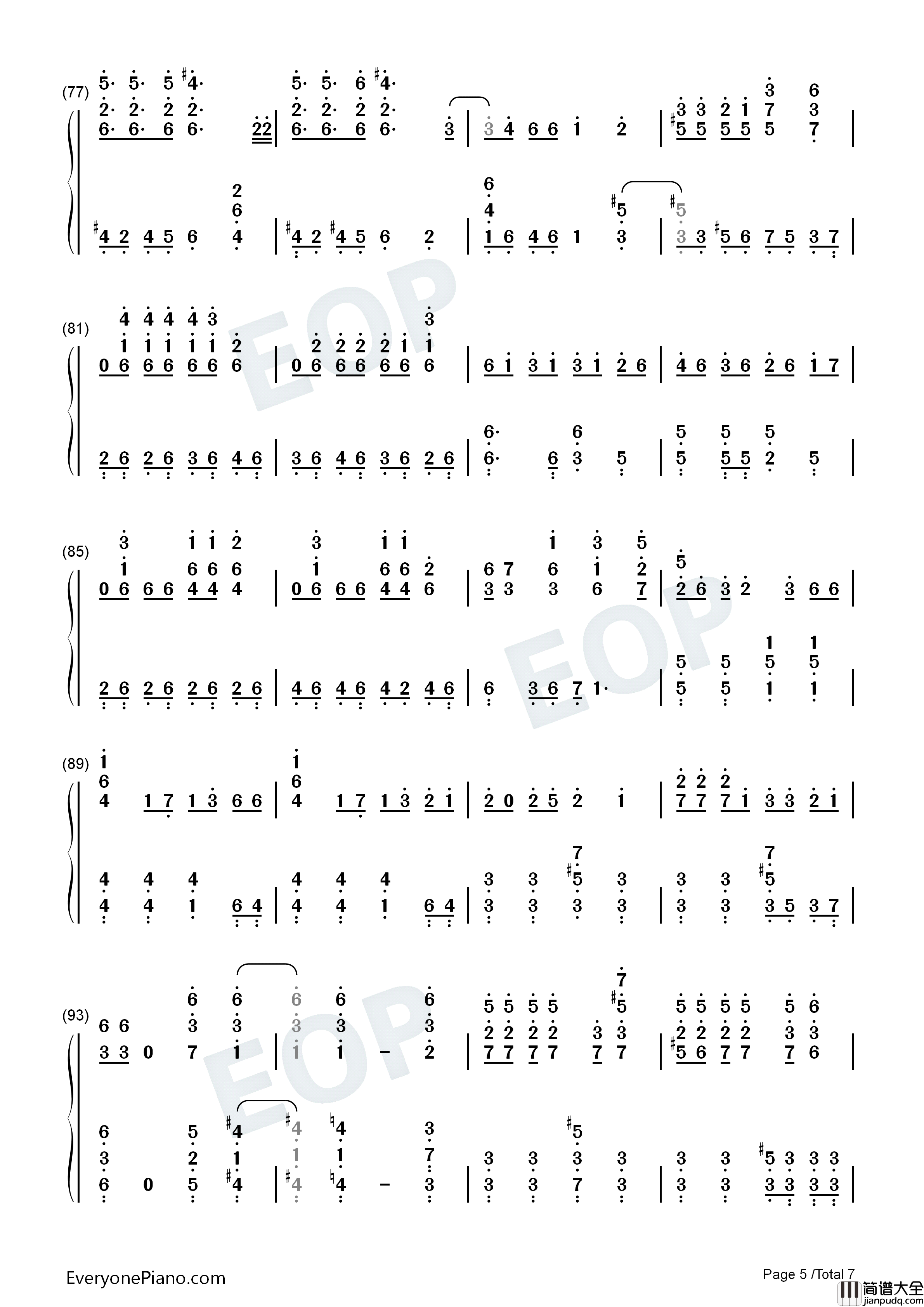 Faded_In_My_Last_Song钢琴简谱_NCT_U演唱