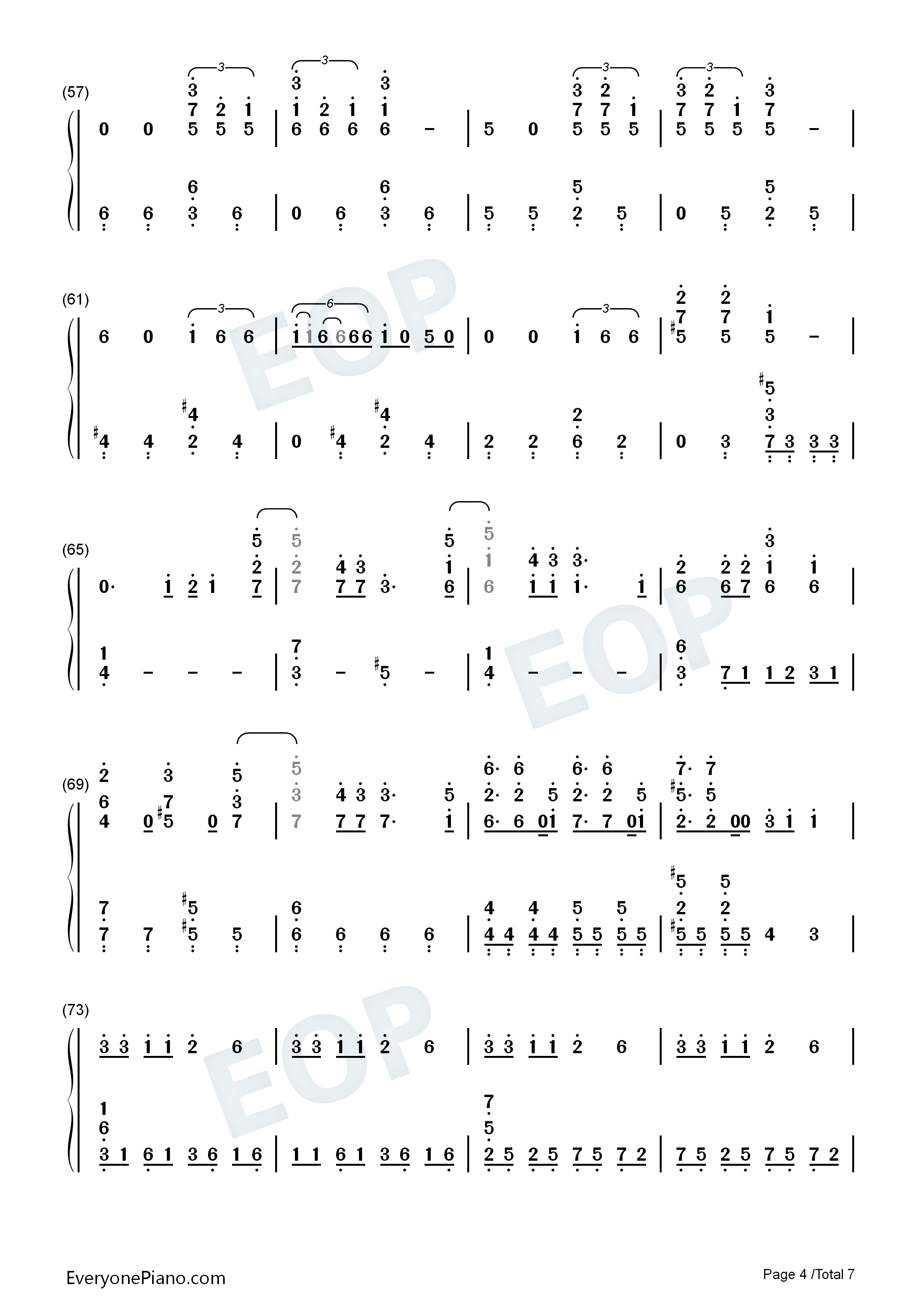 Faded_In_My_Last_Song钢琴简谱_NCT_U演唱