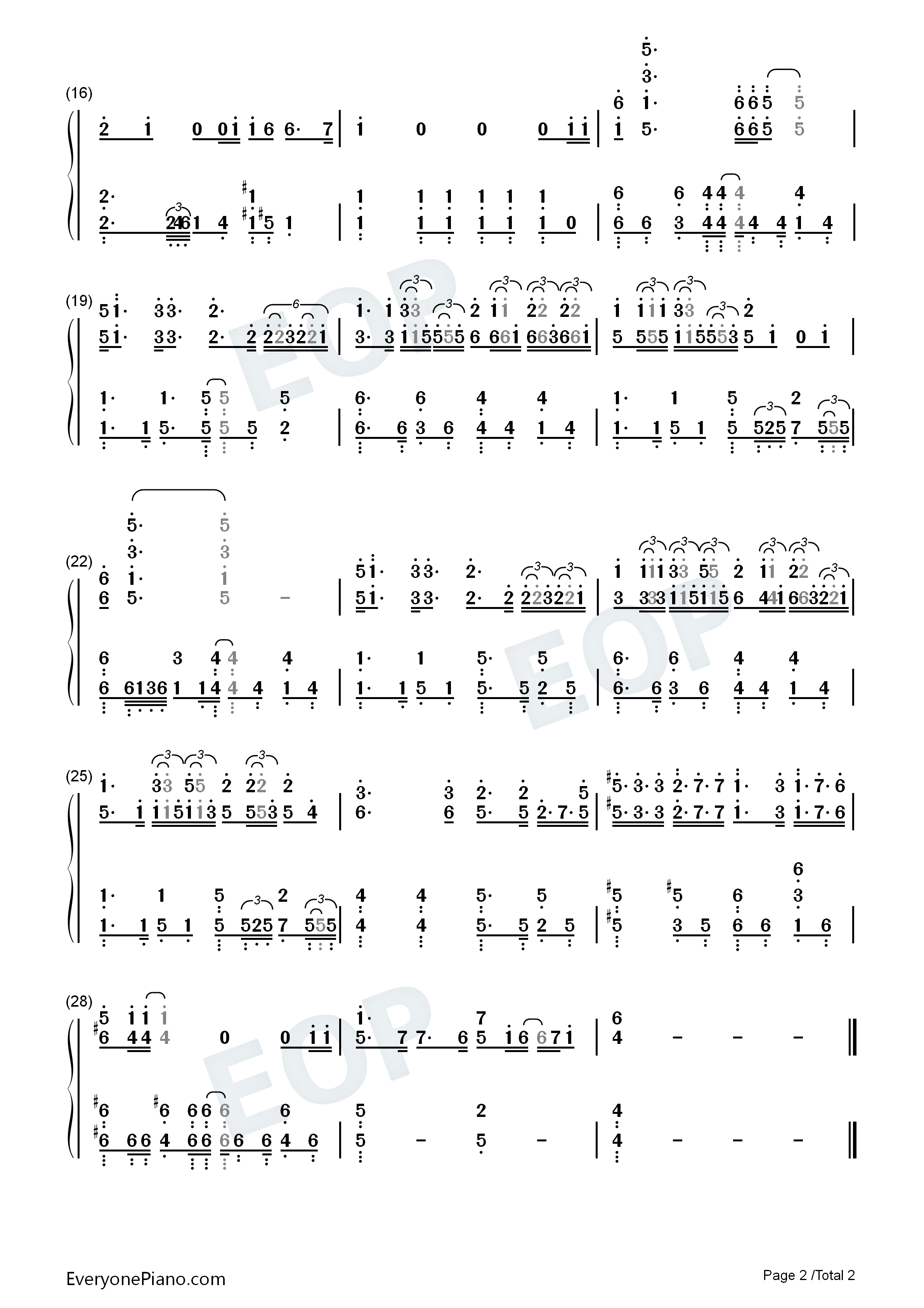 魔法钢琴简谱_Myuk演唱