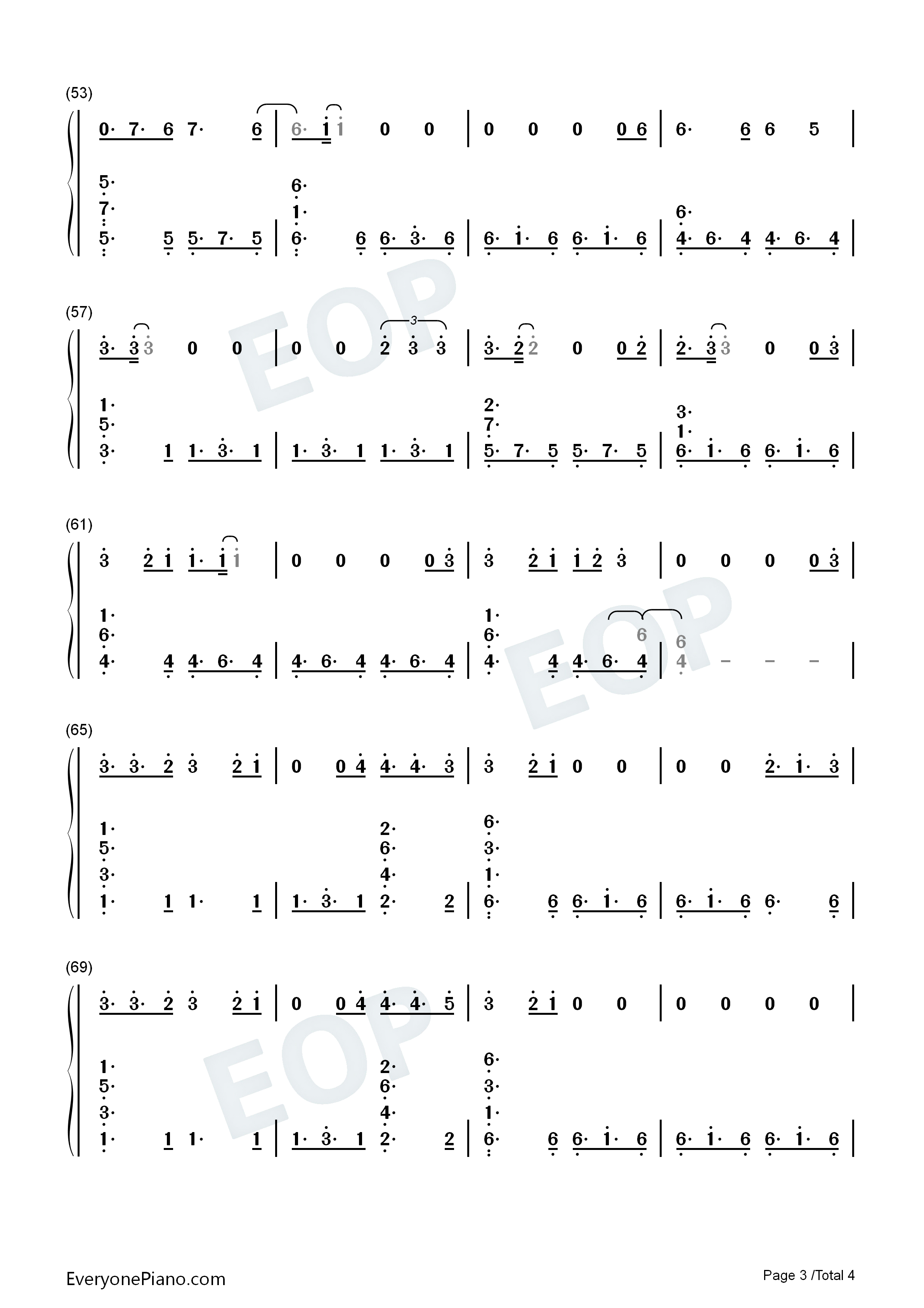 Surrender钢琴简谱_Natalie_Taylor演唱