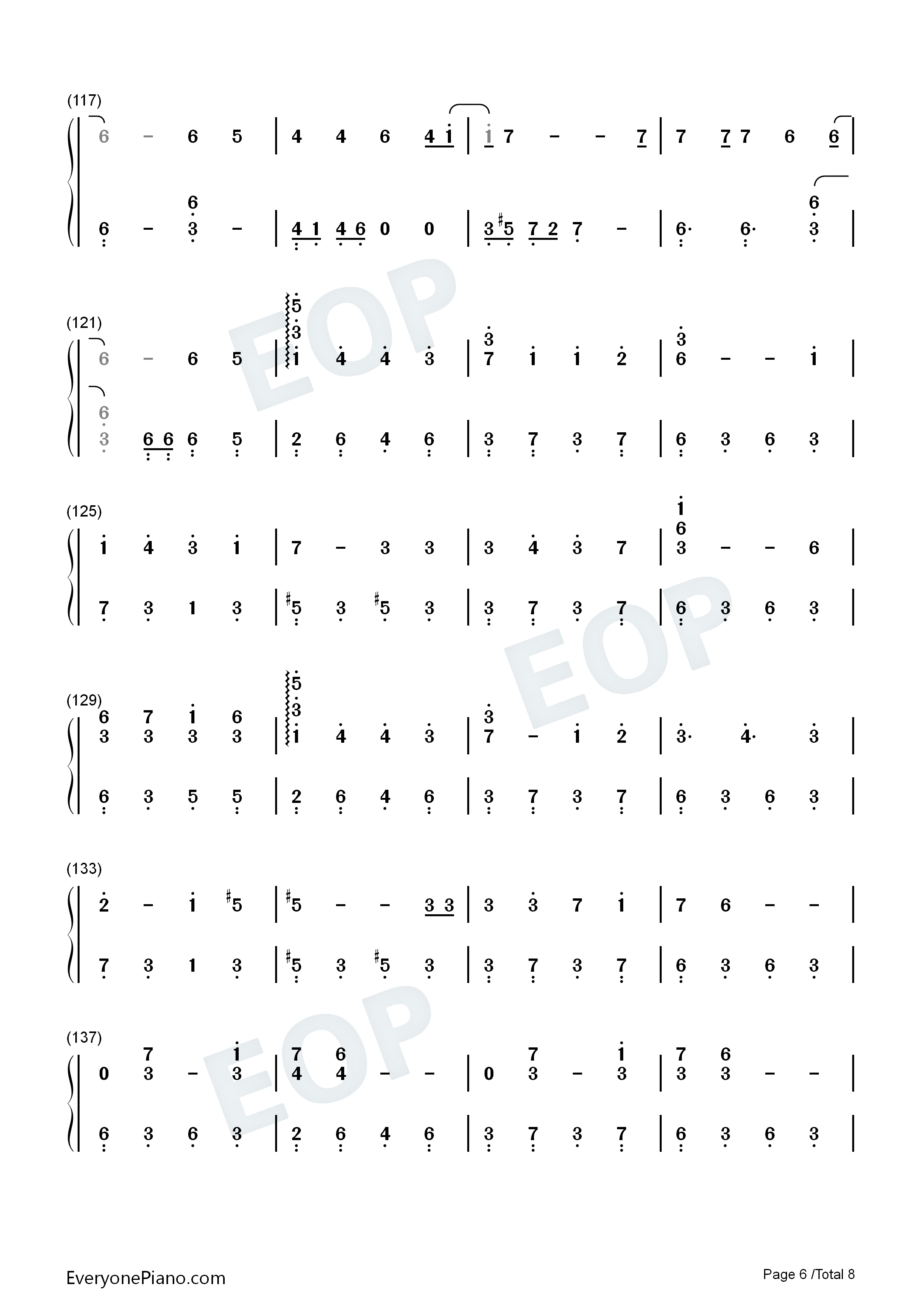 Still_With_You钢琴简谱_田柾国_Jungkook演唱