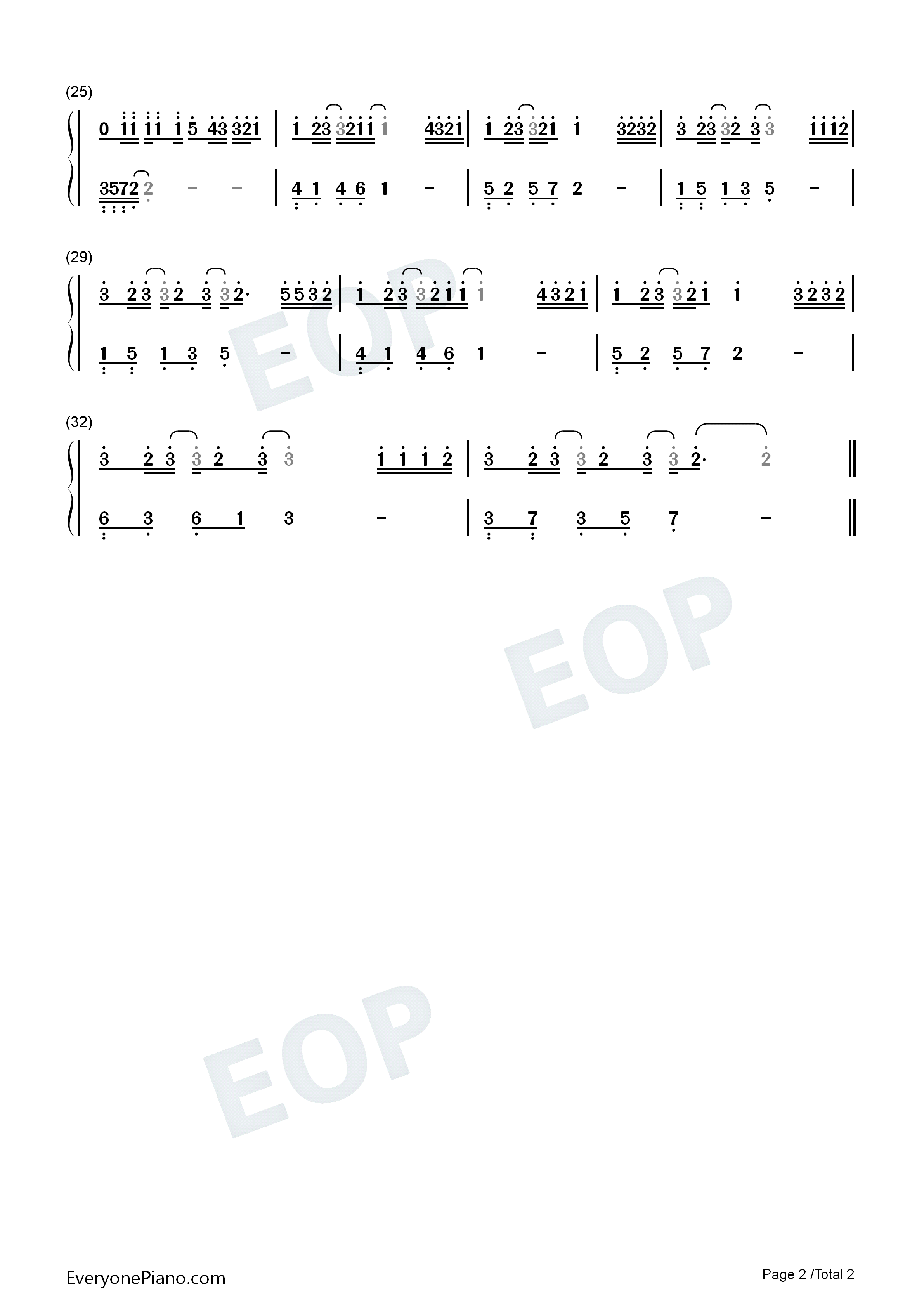 给你呀钢琴简谱_蒋小呢演唱