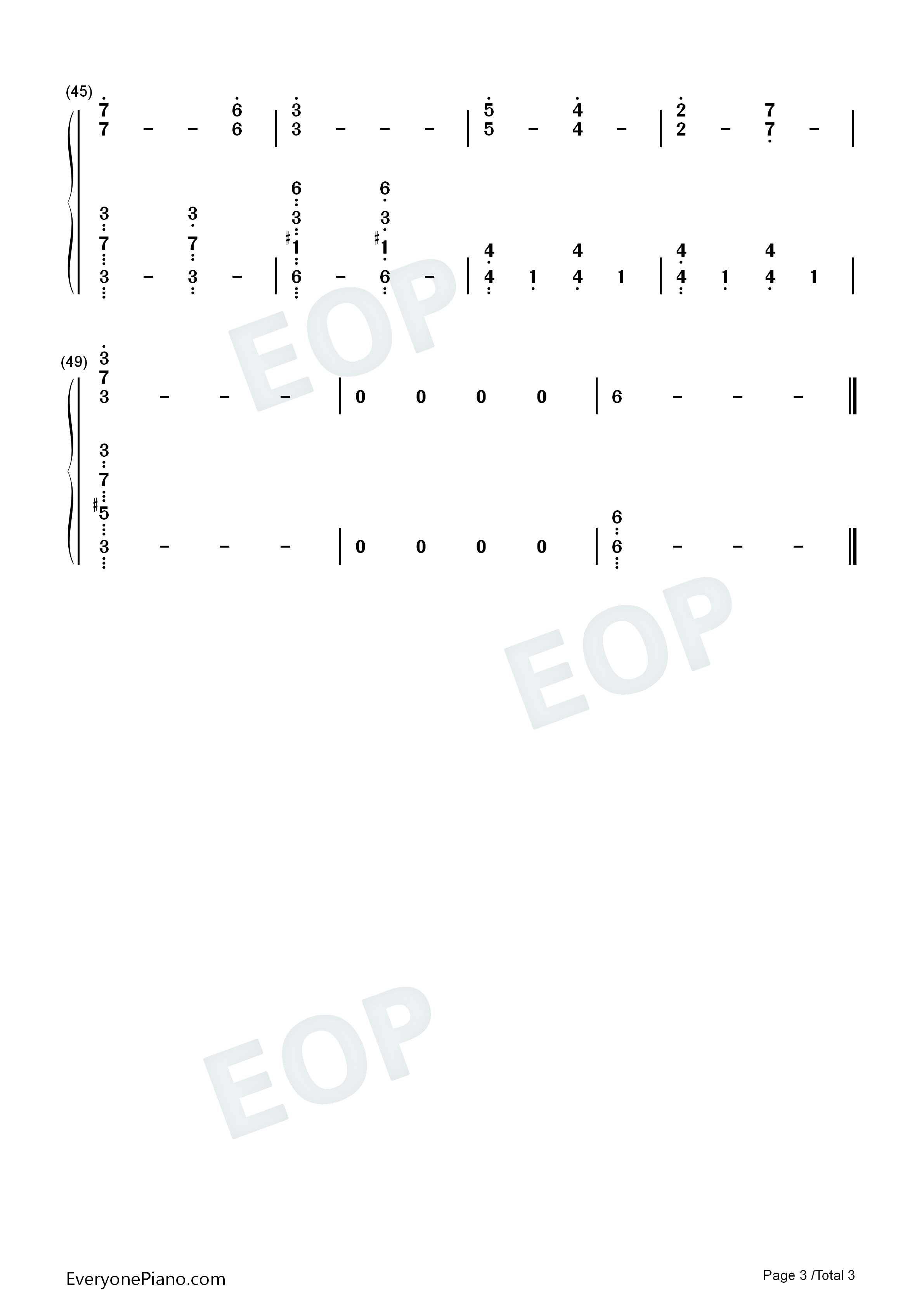 小小梦魇2主题曲钢琴简谱_Tarsier_Studios演唱