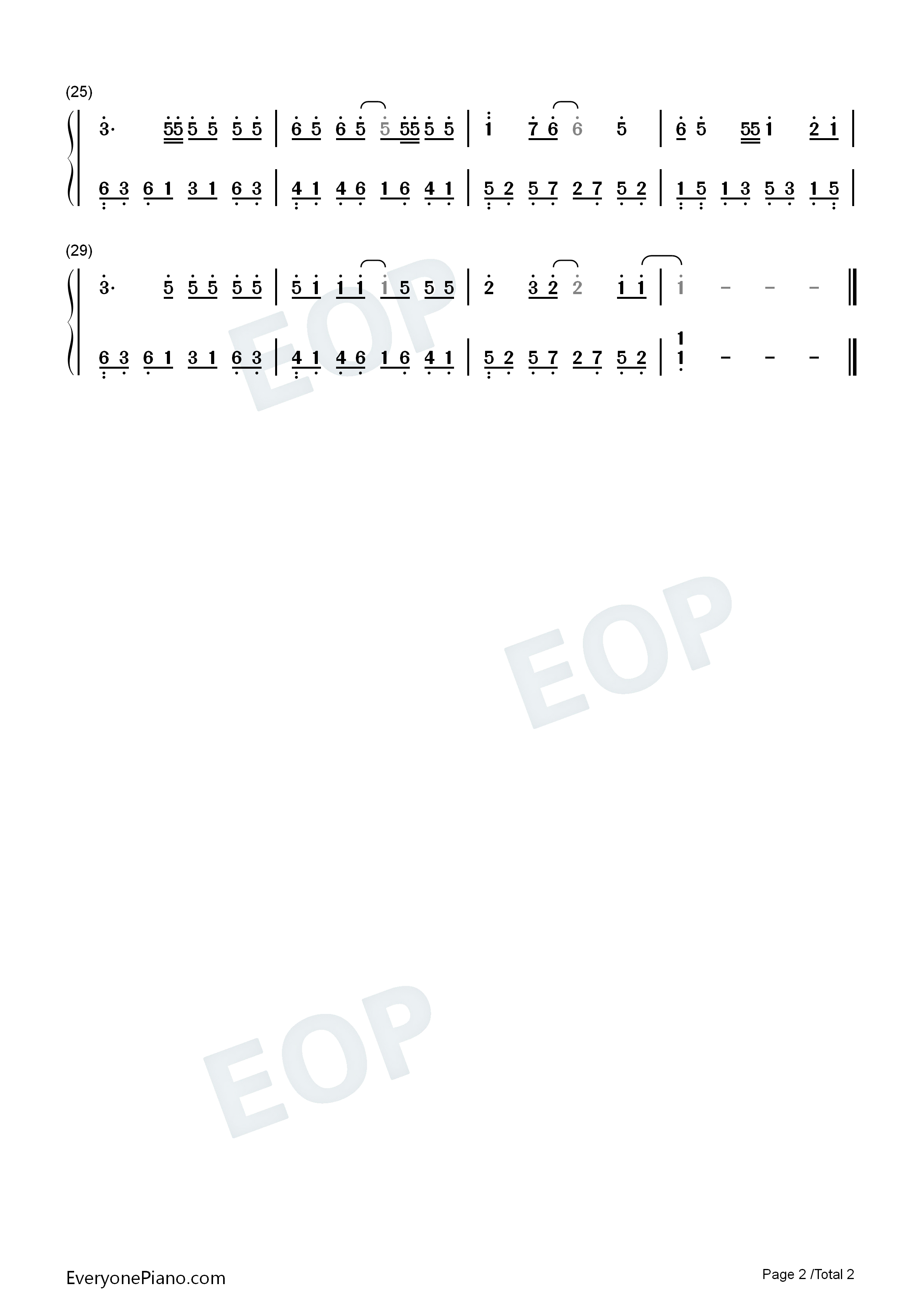 落差钢琴简谱_IN_K_王忻辰演唱