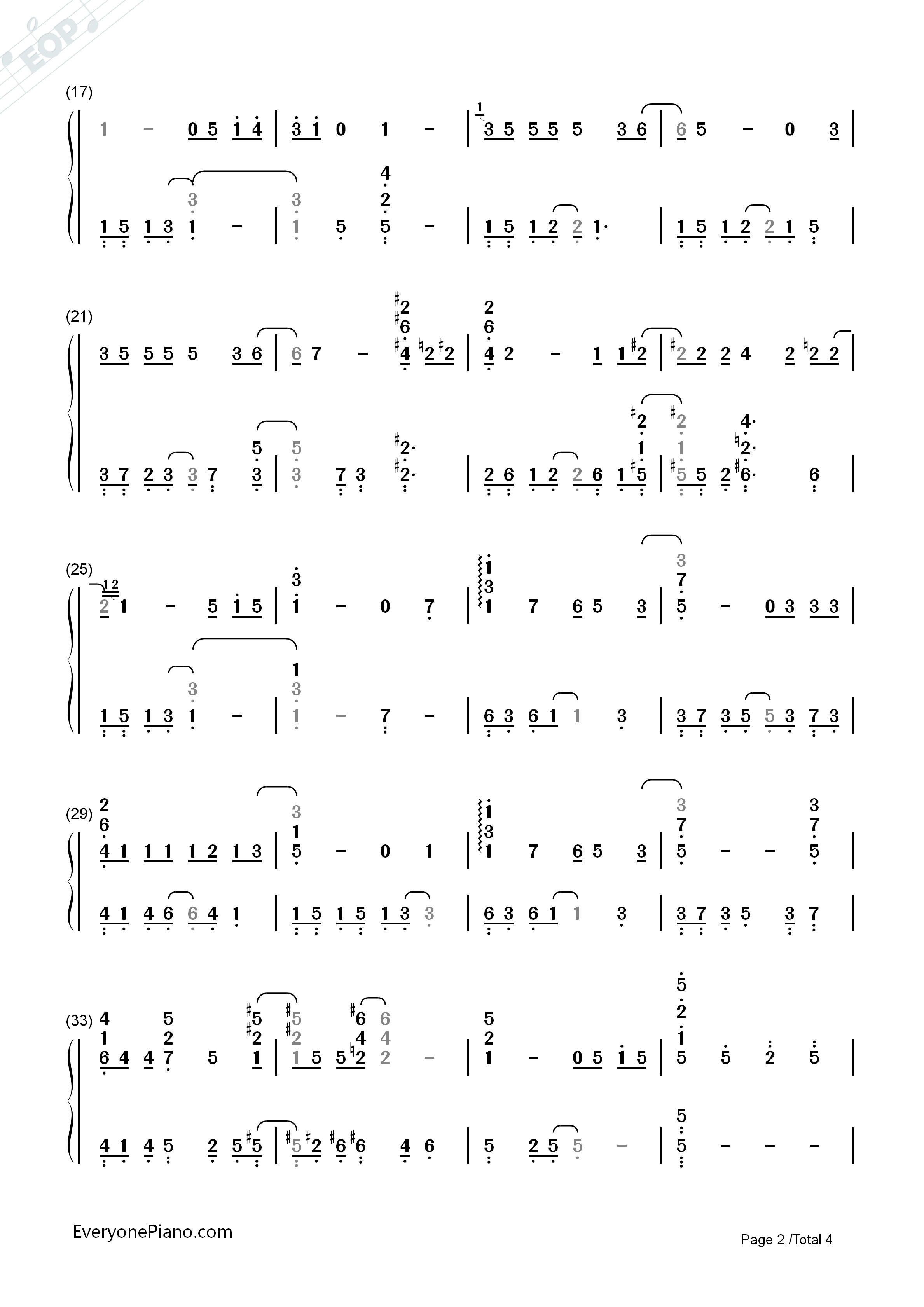 Butterfly简单版钢琴简谱_和田光司演唱