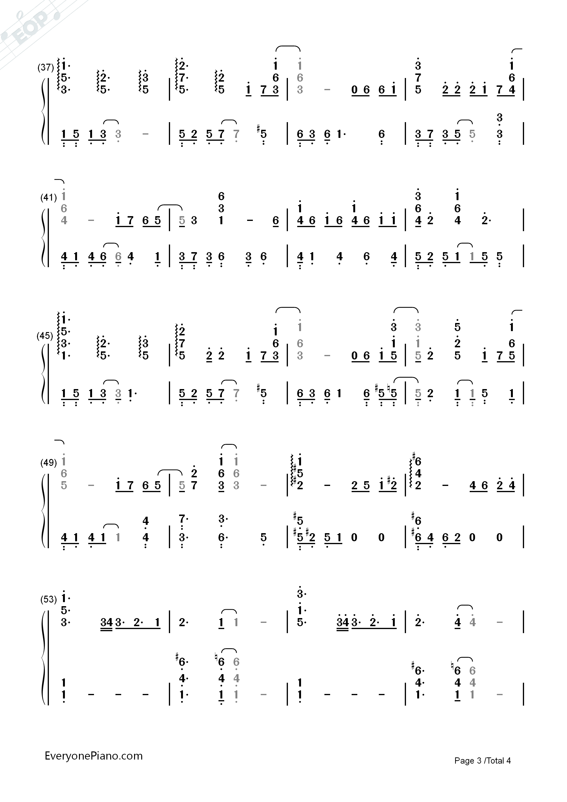 Butterfly简单版钢琴简谱_和田光司演唱