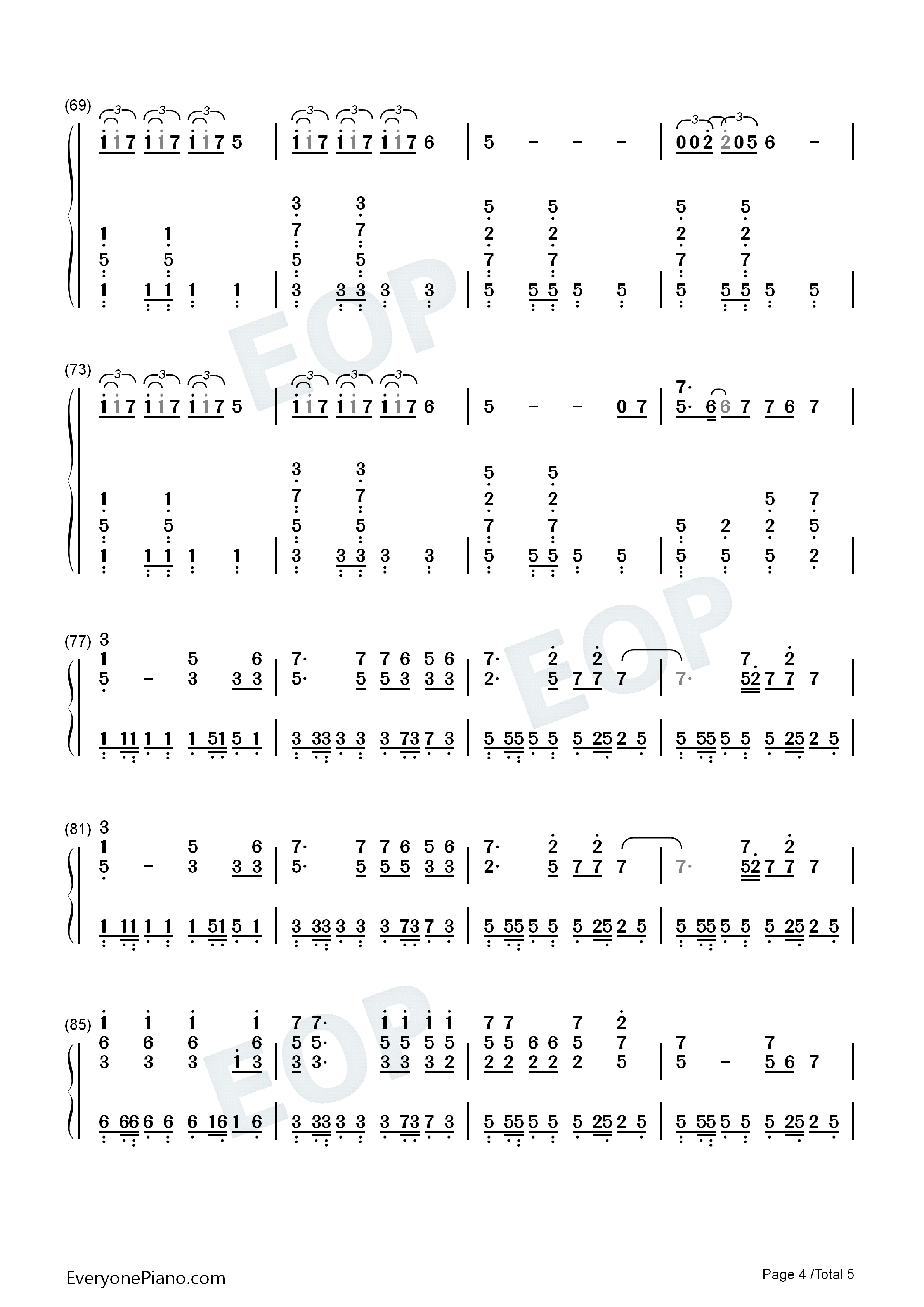 Habits_Stay_High钢琴简谱_Jisoo_Tove_Lo演唱