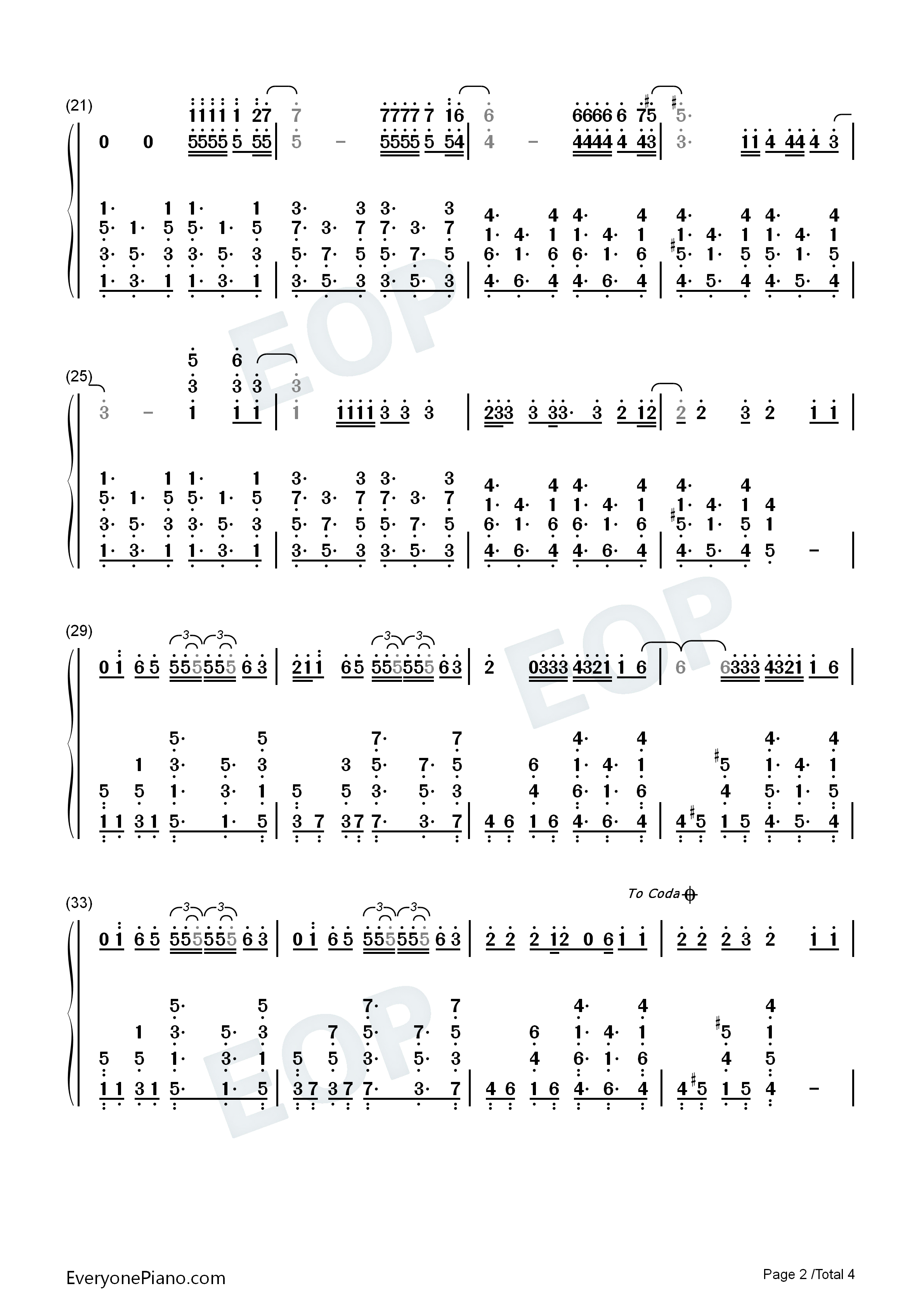 00_00钢琴简谱_防弹少年团演唱