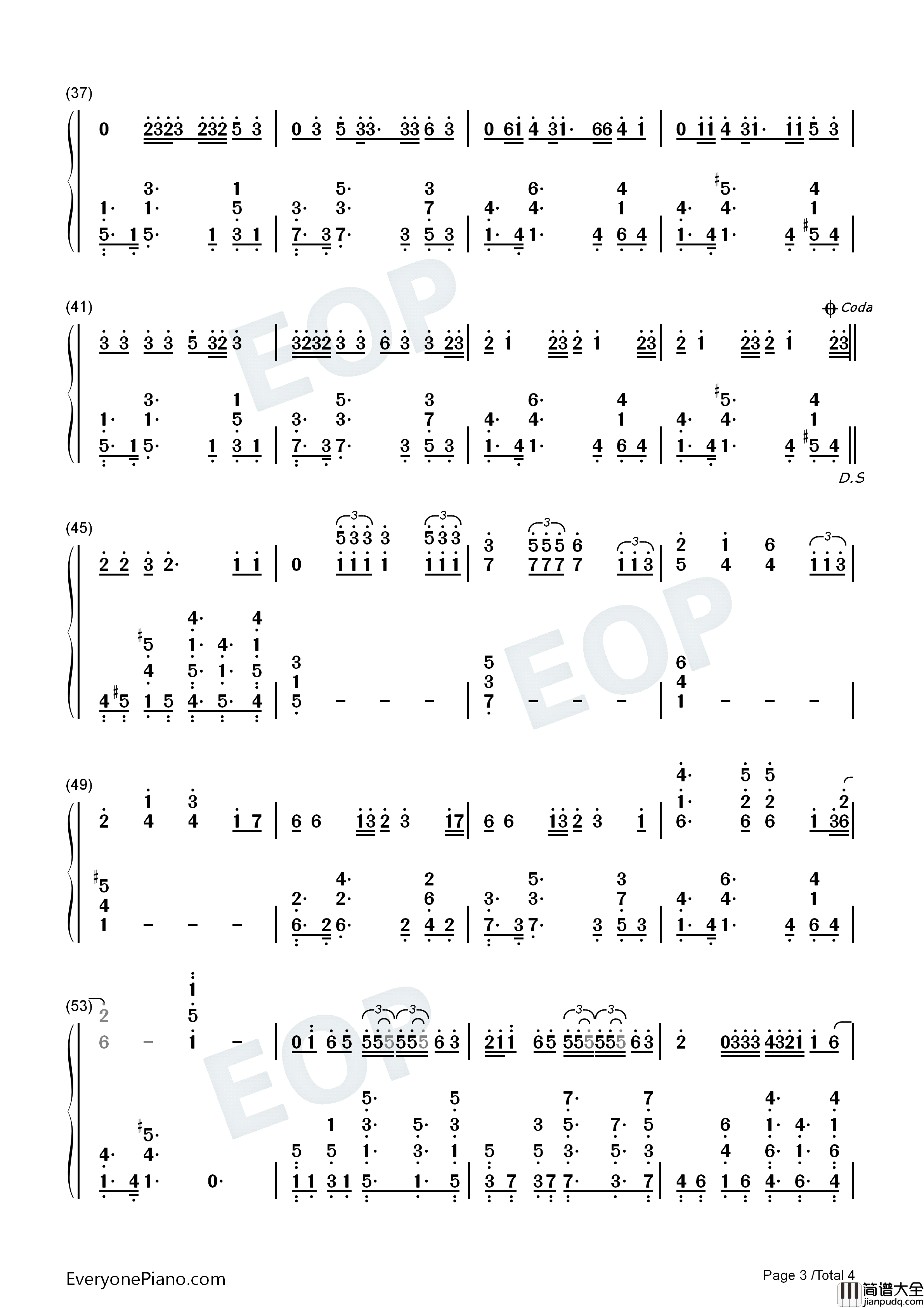 00_00钢琴简谱_防弹少年团演唱