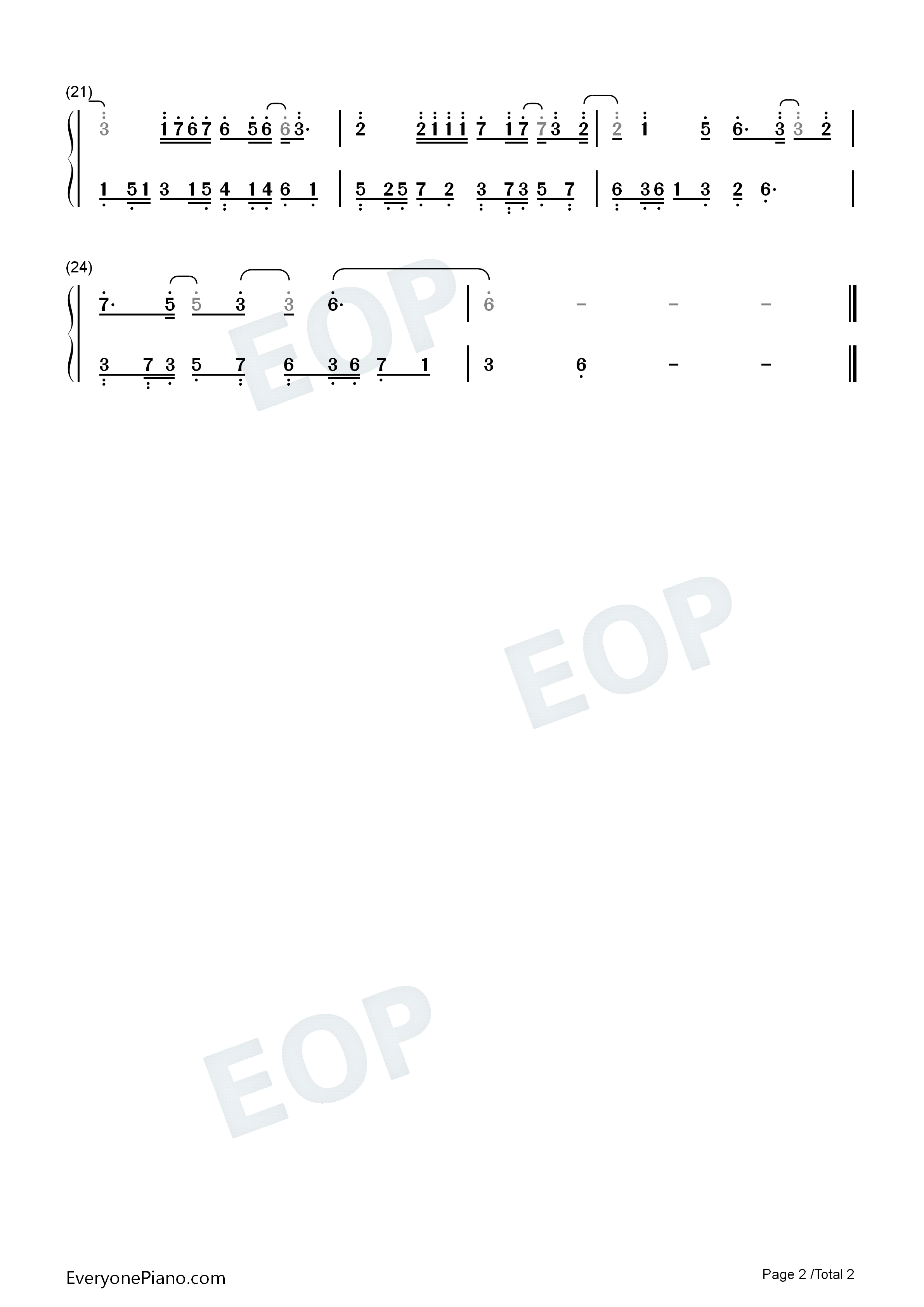 意浓钢琴简谱_许佳琪演唱