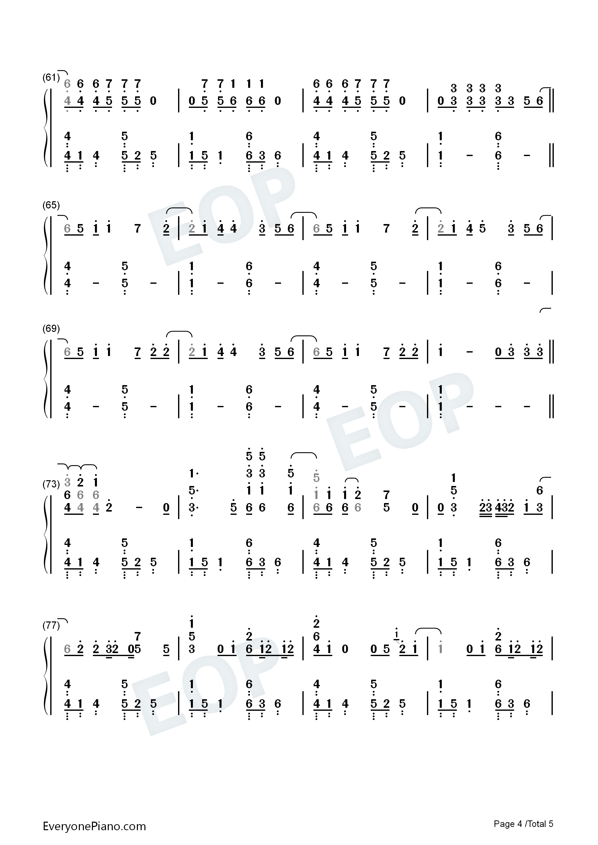 So_Hot_You_Are_Hurting_My_Feelings钢琴简谱_Caroline_Polachek演唱