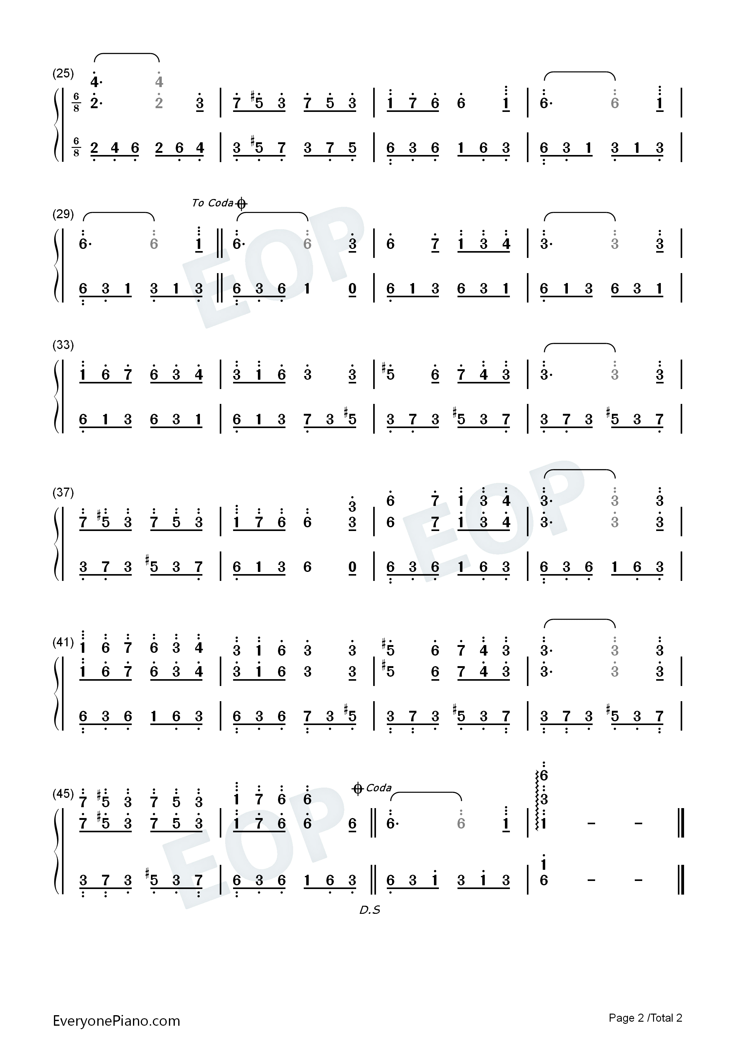秘密的庭院钢琴简谱_理查德·克莱德曼演唱