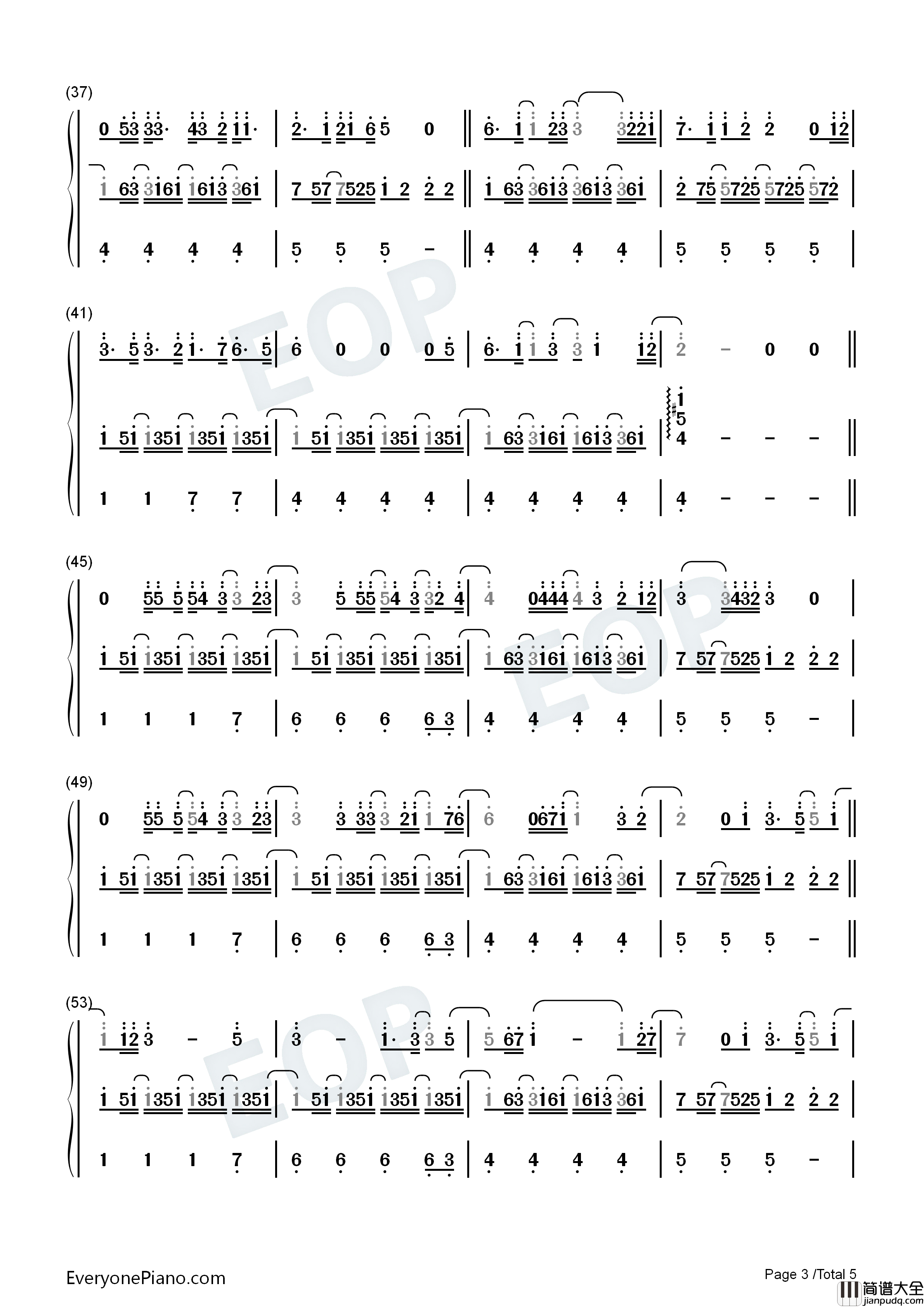 Grow_as_We_Go钢琴简谱_Ben_Platt演唱