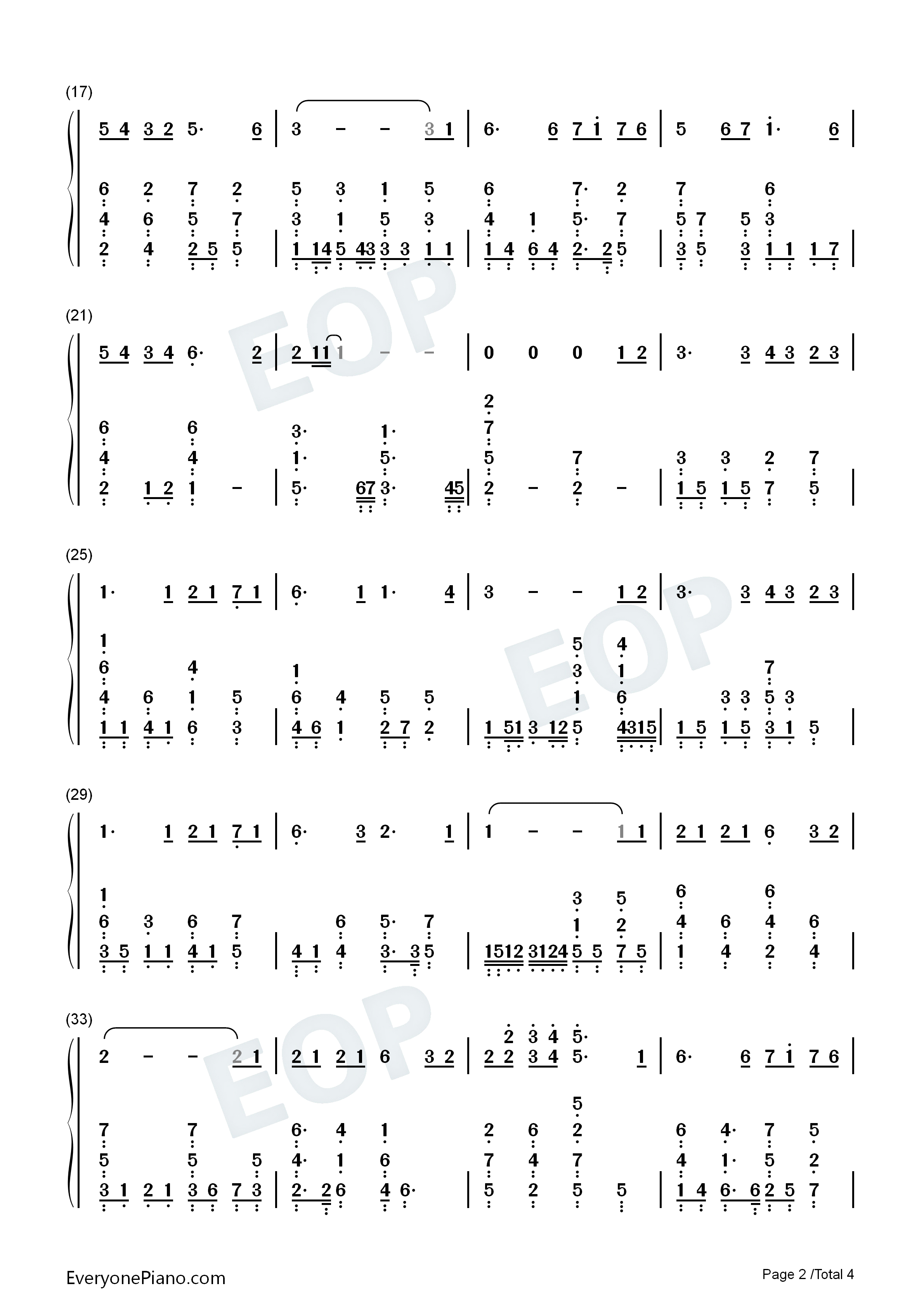 你我钢琴简谱_马嘉祺_张真源_宋亚轩演唱