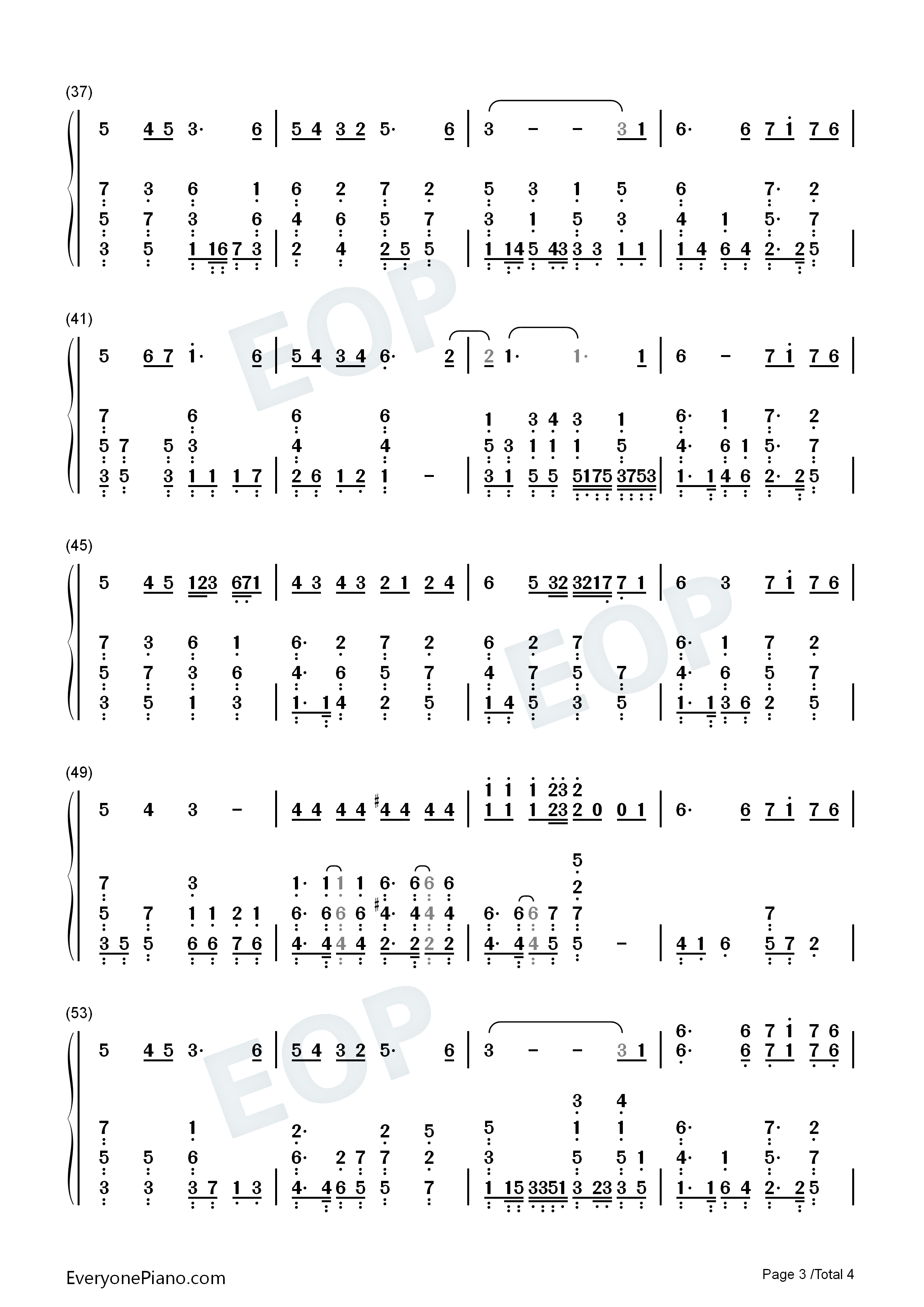 你我钢琴简谱_马嘉祺_张真源_宋亚轩演唱