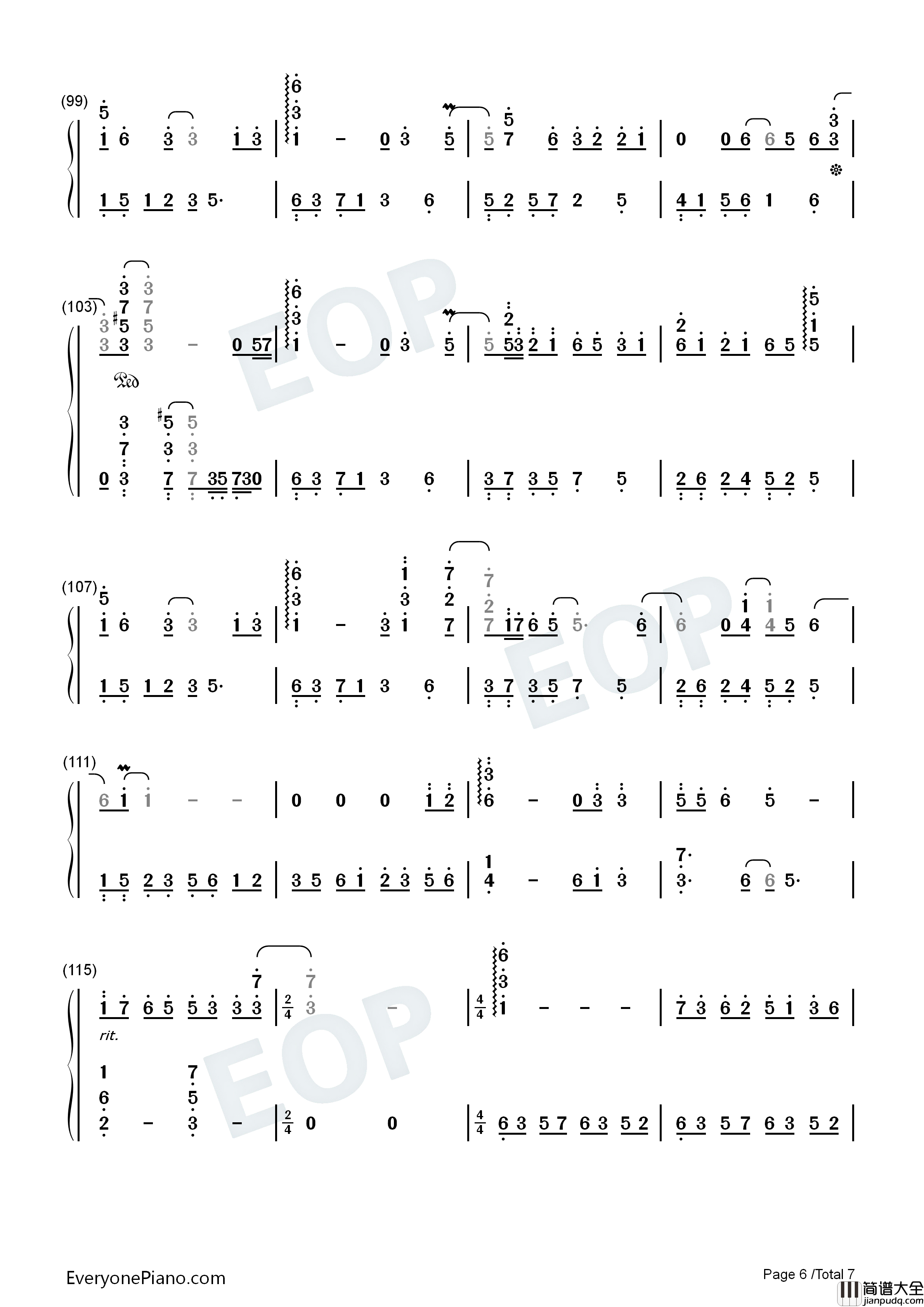 月光钢琴简谱_胡彦斌演唱