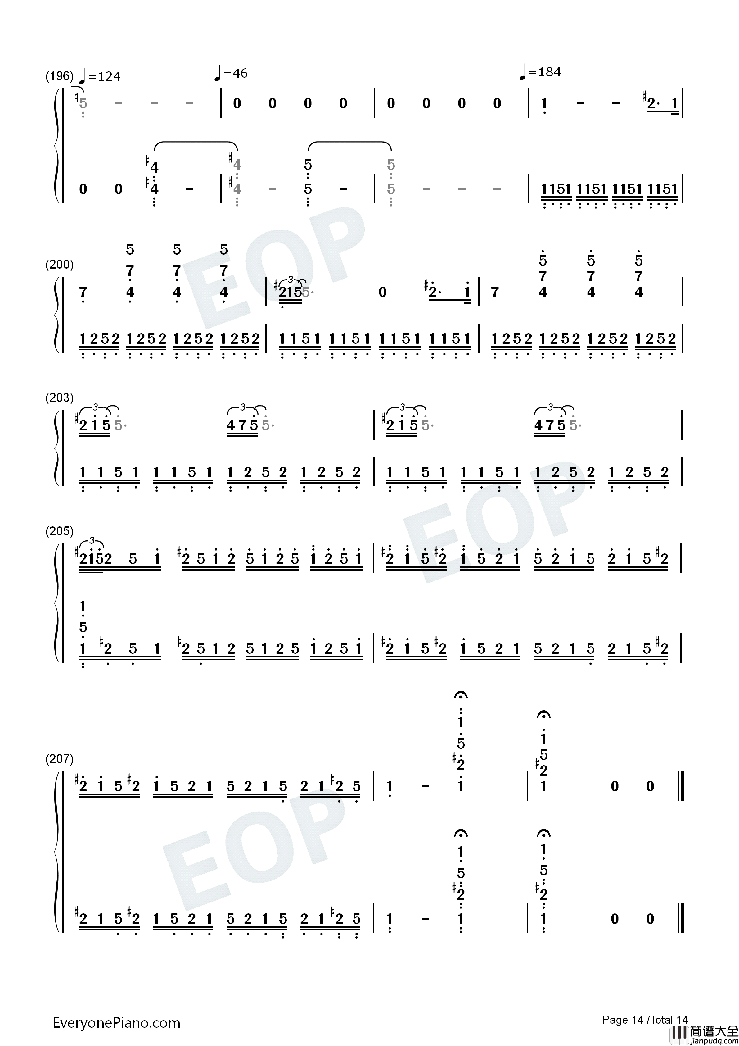 月光奏鸣曲第三乐章钢琴简谱_贝多芬演唱