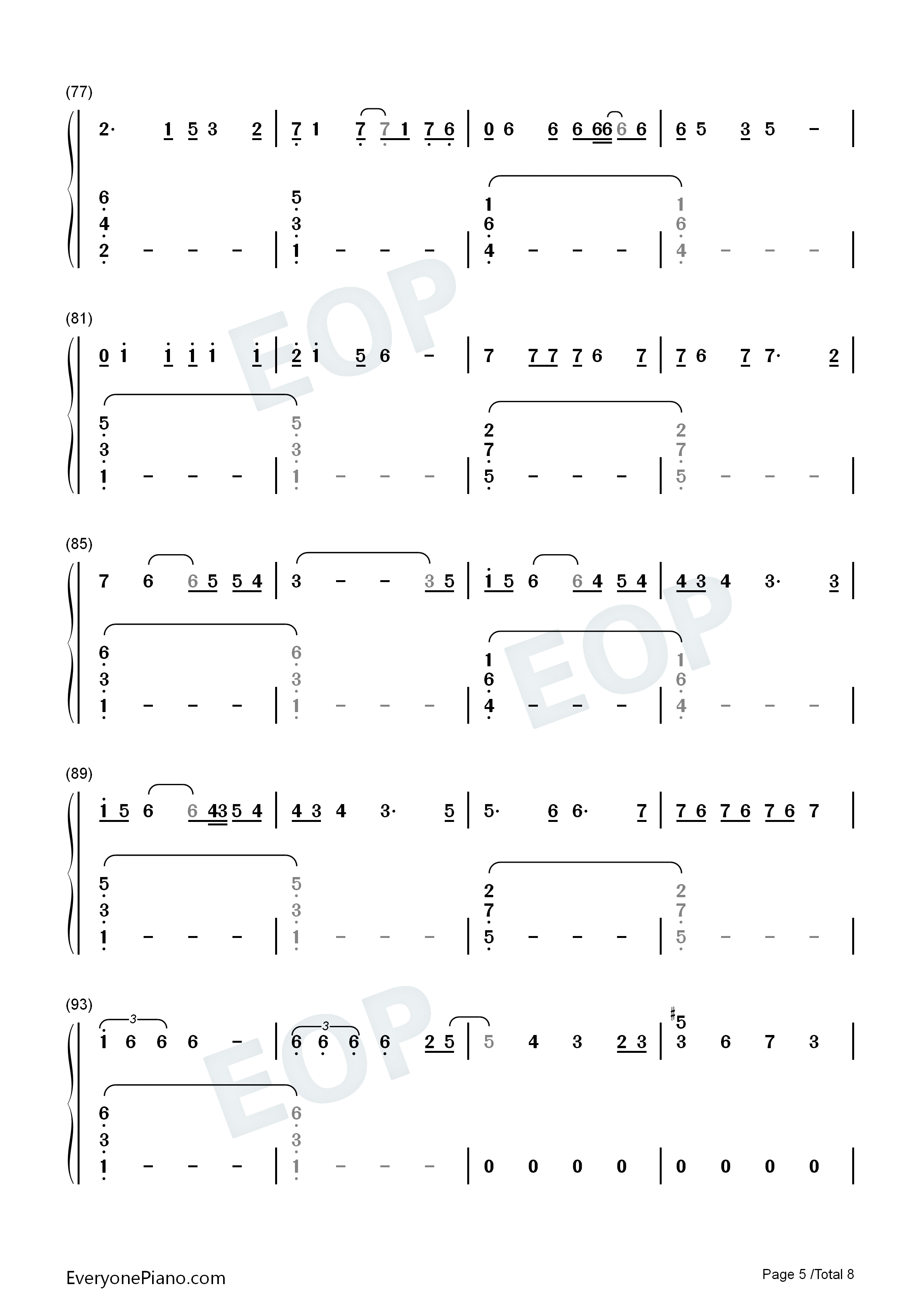Film_Out钢琴简谱_防弹少年团演唱