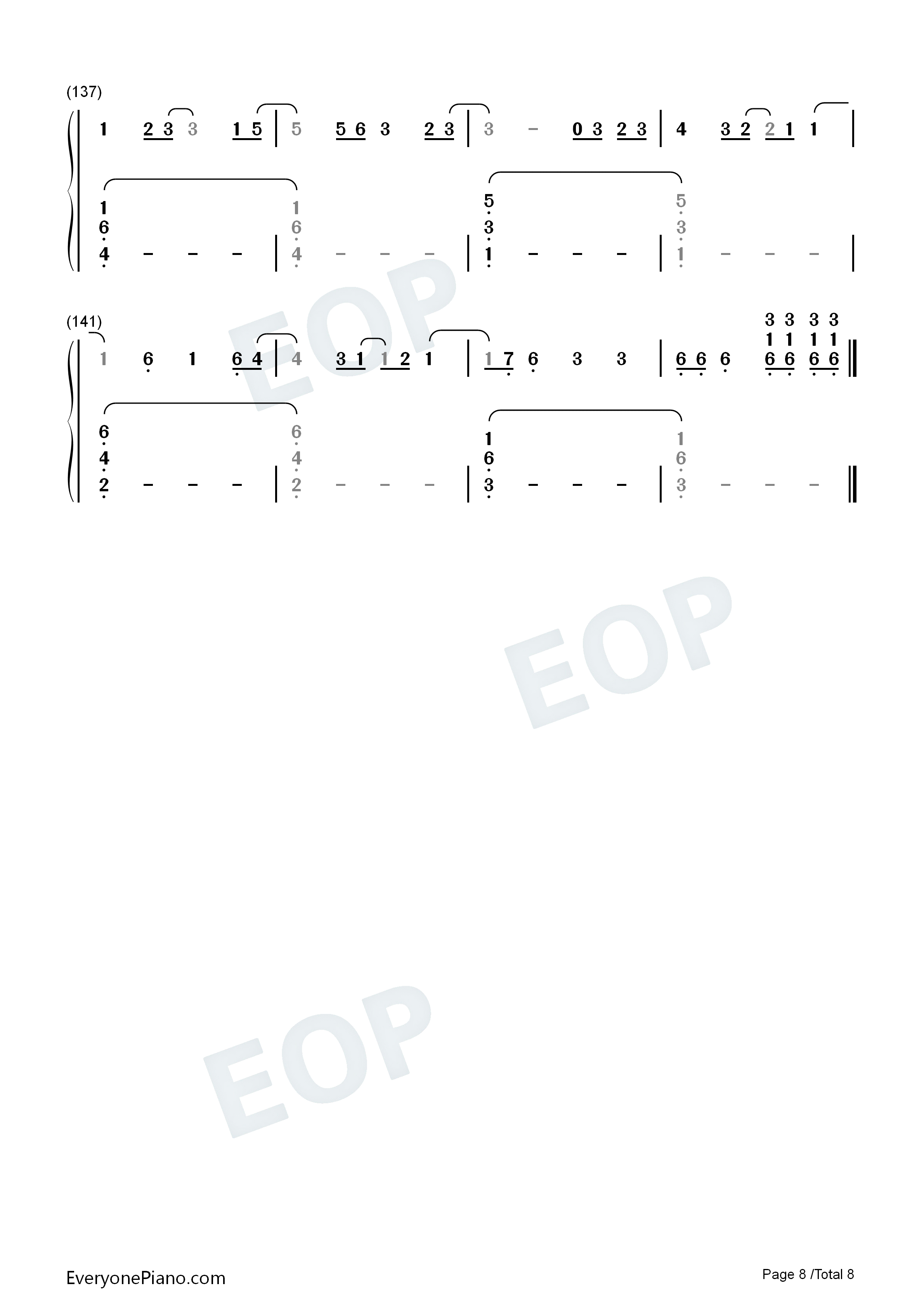 Film_Out钢琴简谱_防弹少年团演唱