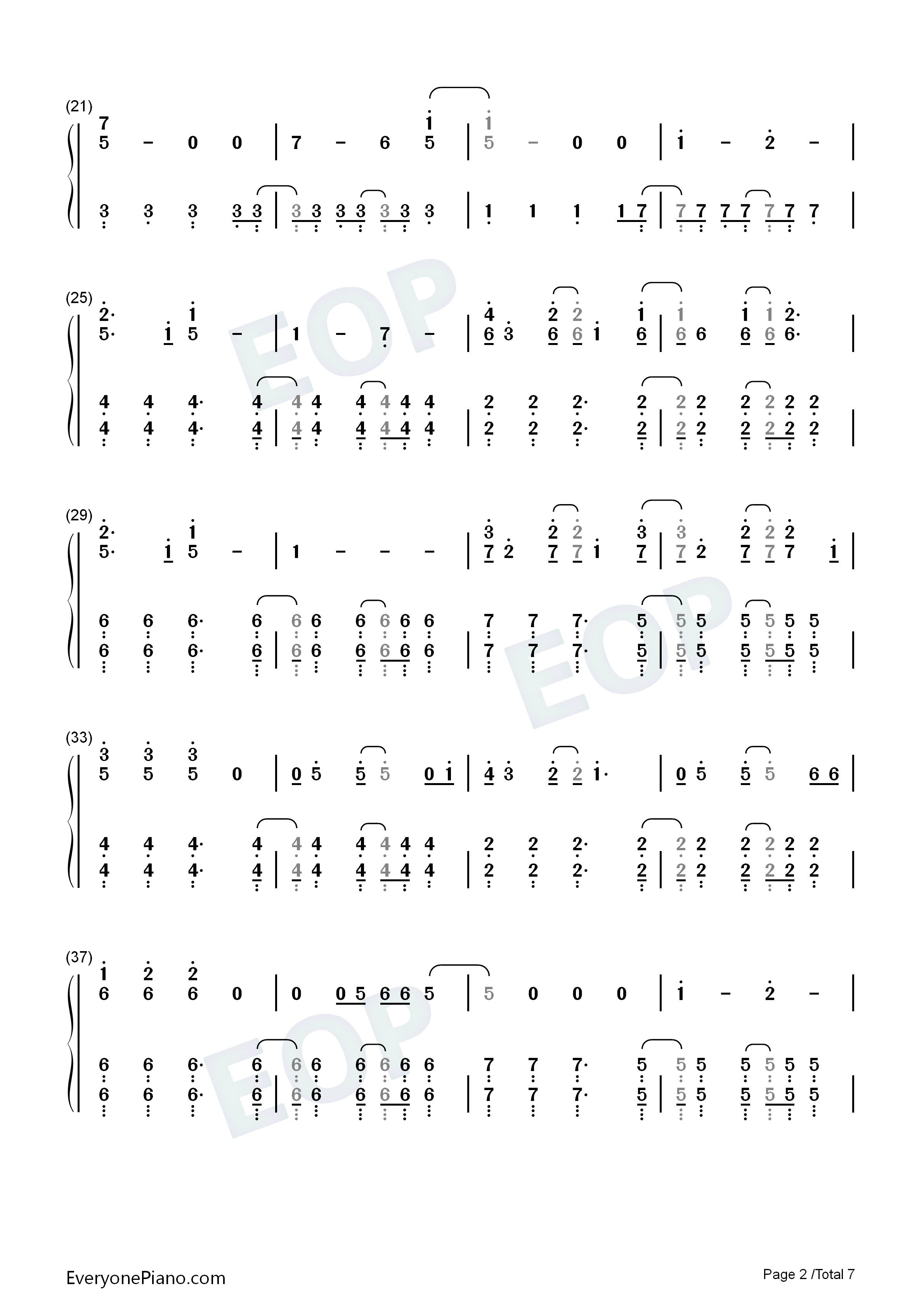 Shy_Away钢琴简谱_Twenty_One_Pilots演唱