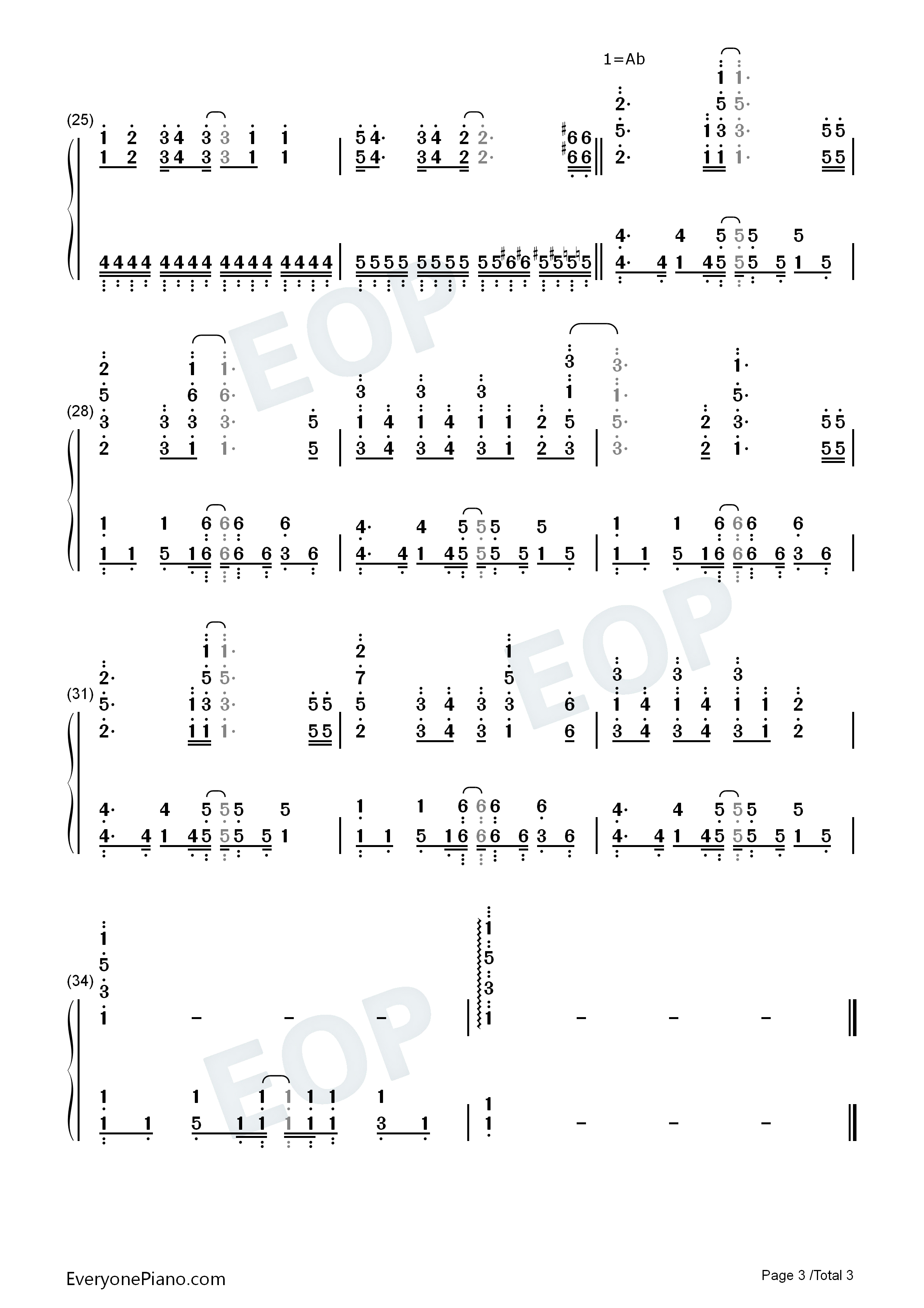 I_Love钢琴简谱_azusa演唱