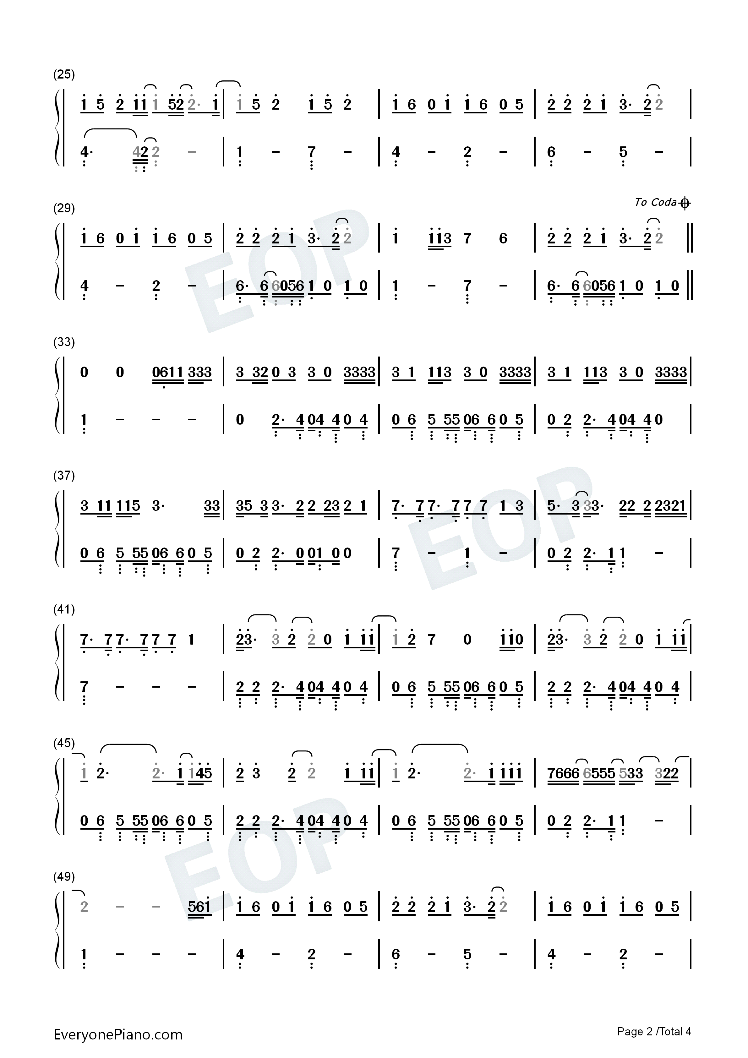 Higher钢琴简谱_Clean_Bandit_Iann_Dior演唱