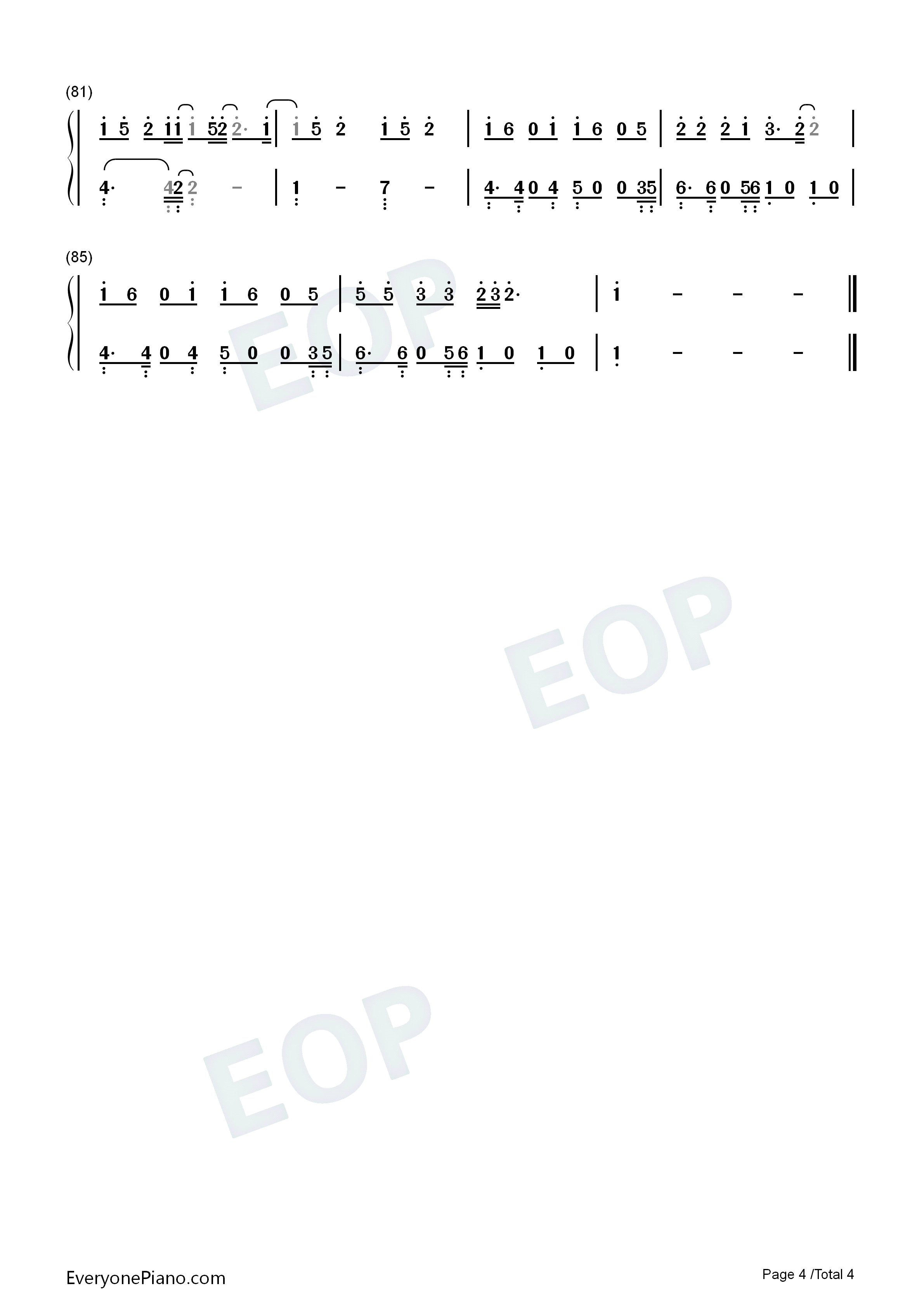 Higher钢琴简谱_Clean_Bandit_Iann_Dior演唱