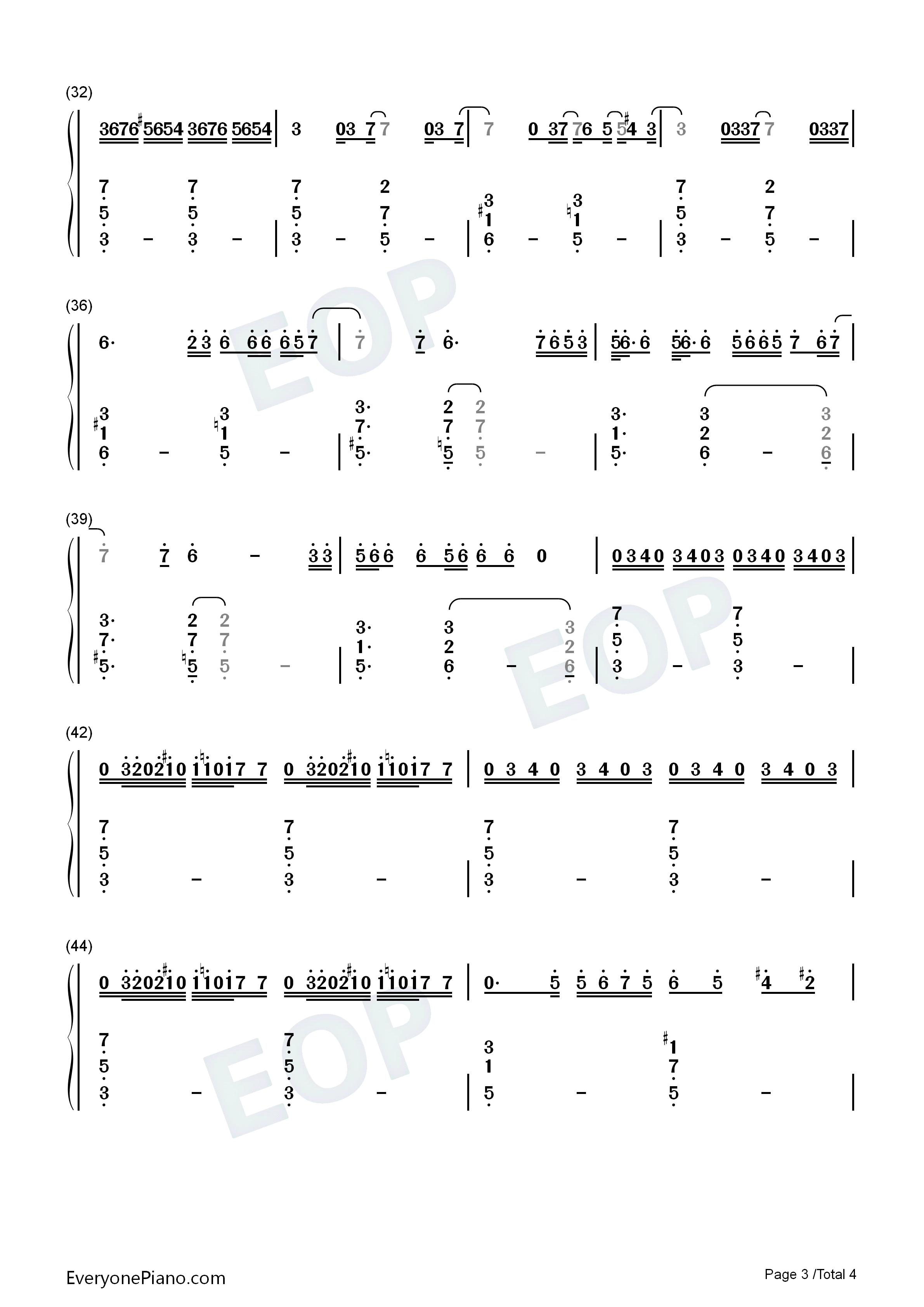 Turn_Back_Time钢琴简谱_威神V演唱