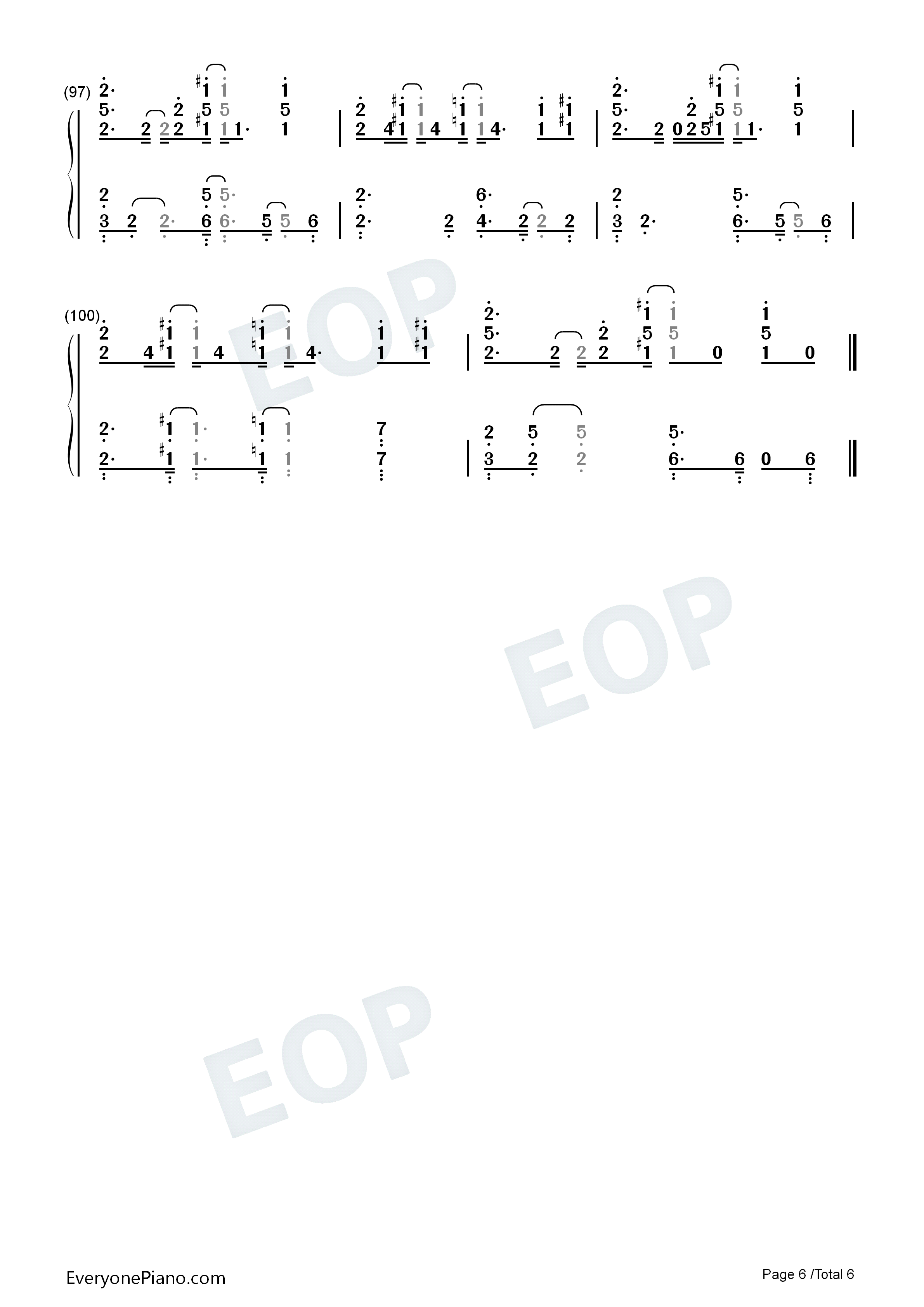 Any_Song钢琴简谱_Zico演唱