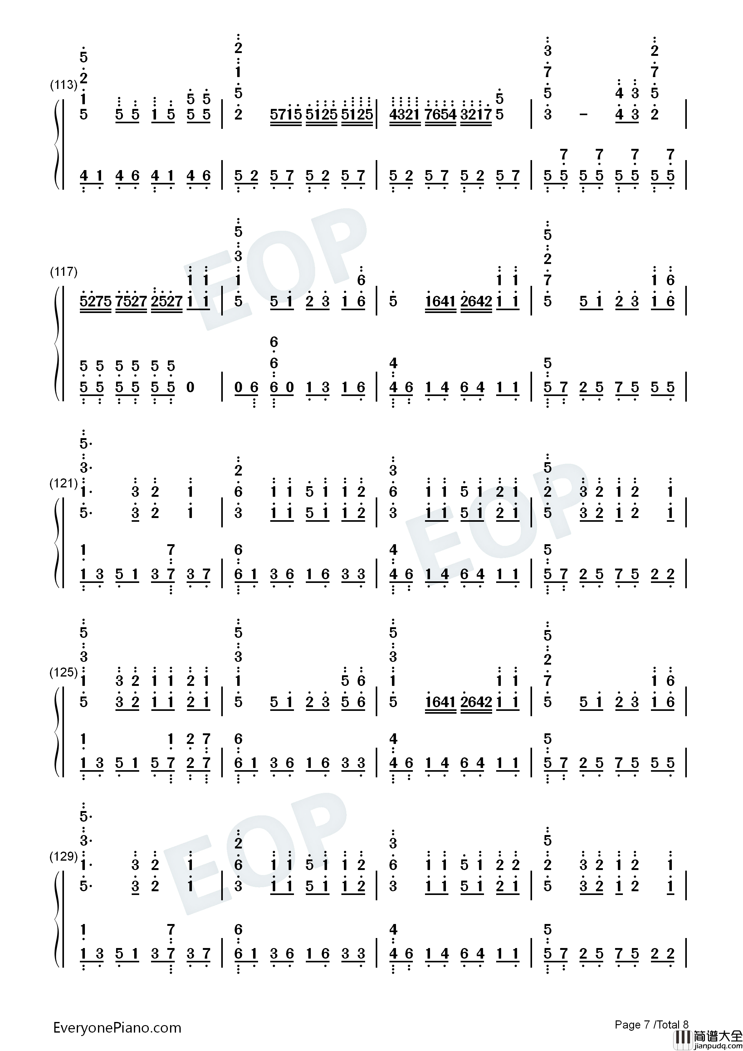 アスノヨゾラ哨戒班钢琴简谱_Orangestar_IA演唱