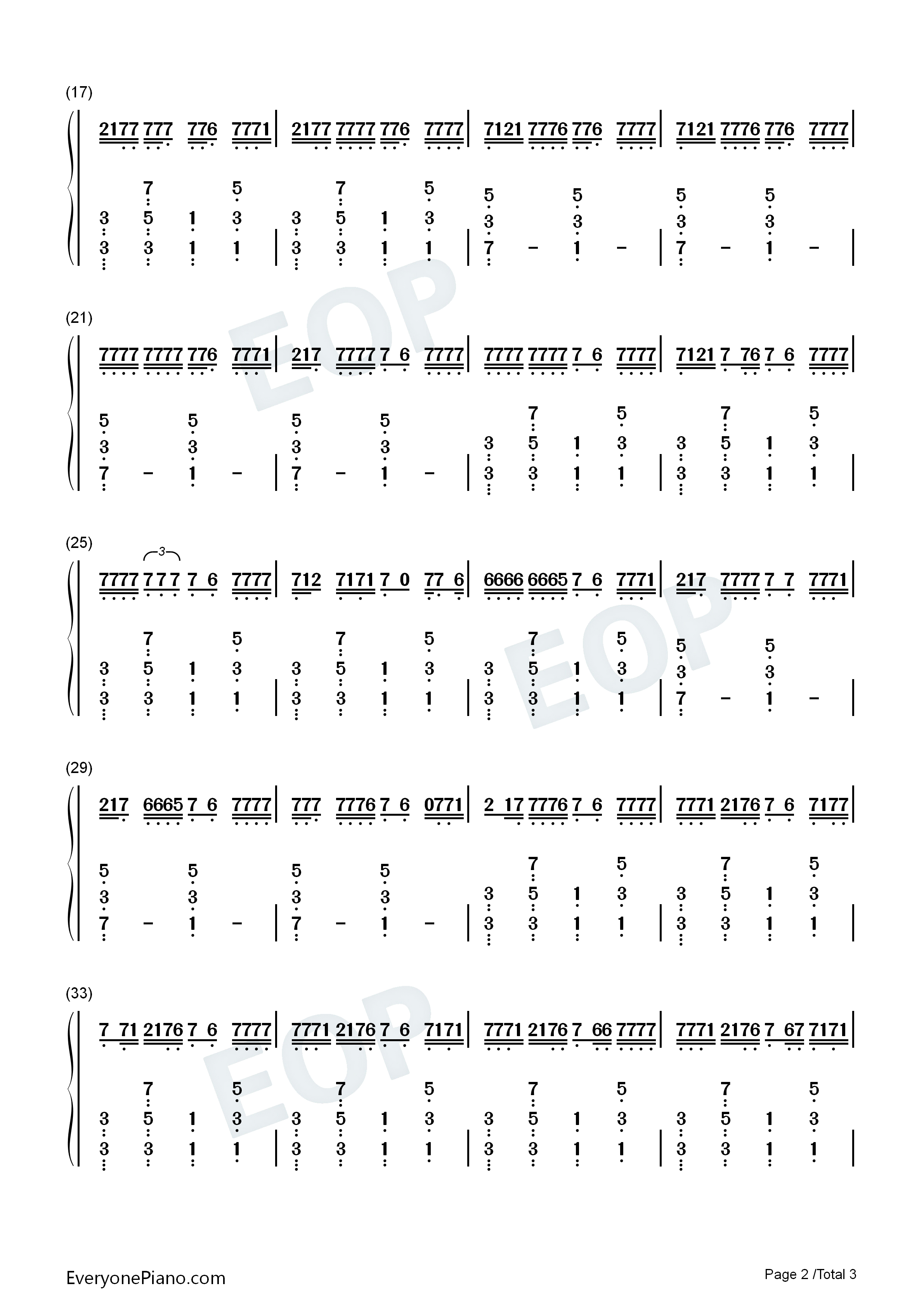 Flex钢琴简谱_Polo_G_Juice_Wrld演唱