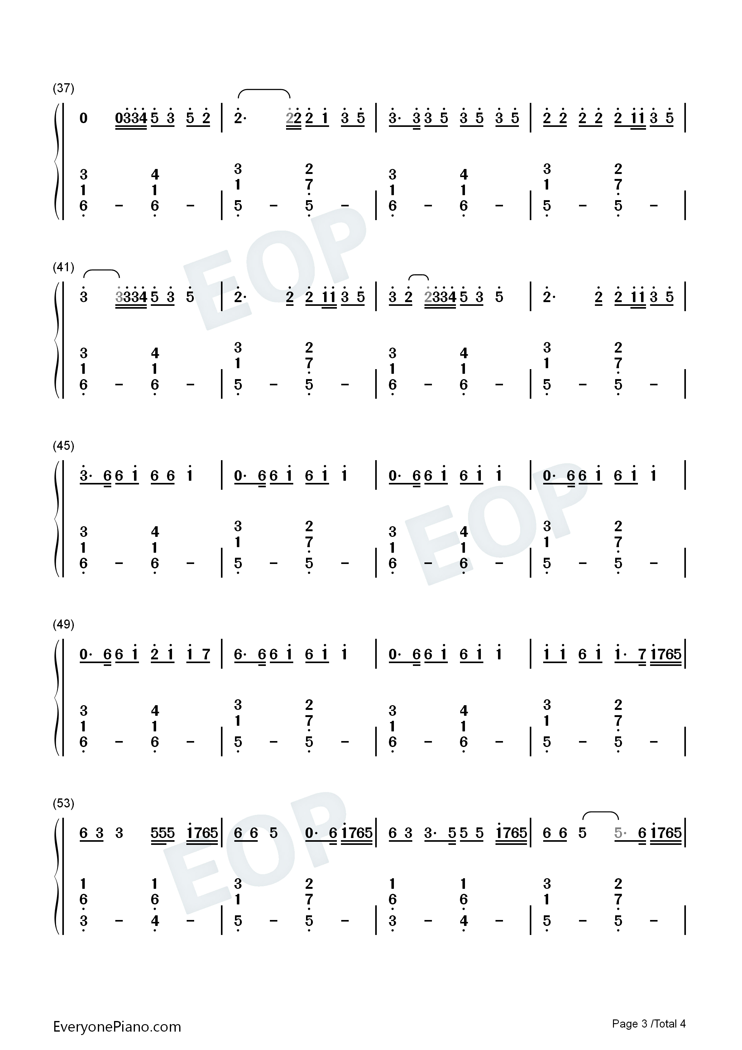 Anissa钢琴简谱_Wejdene演唱