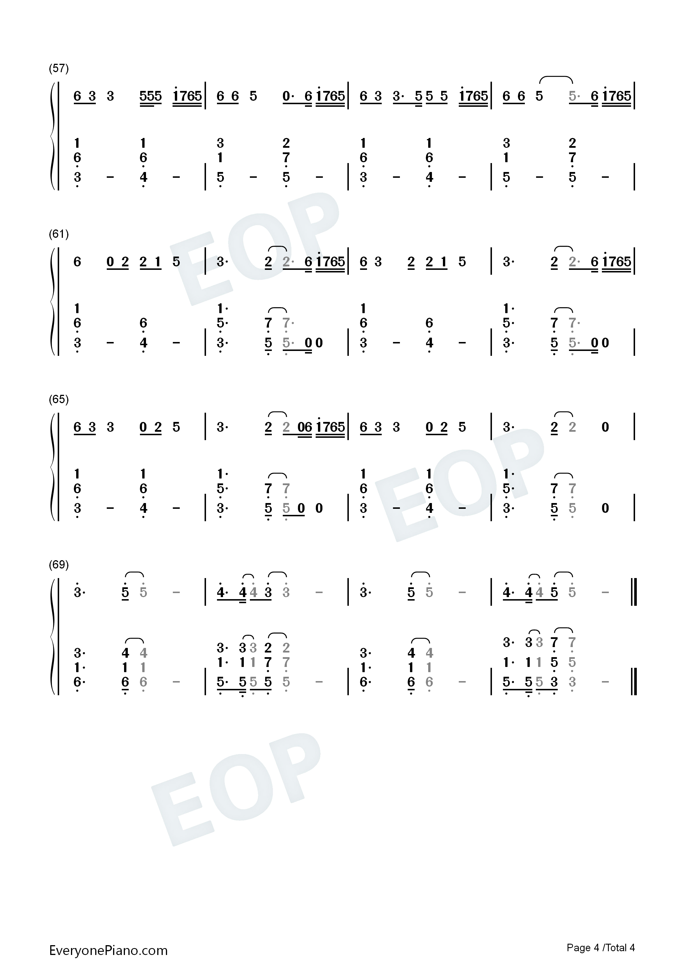 Anissa钢琴简谱_Wejdene演唱