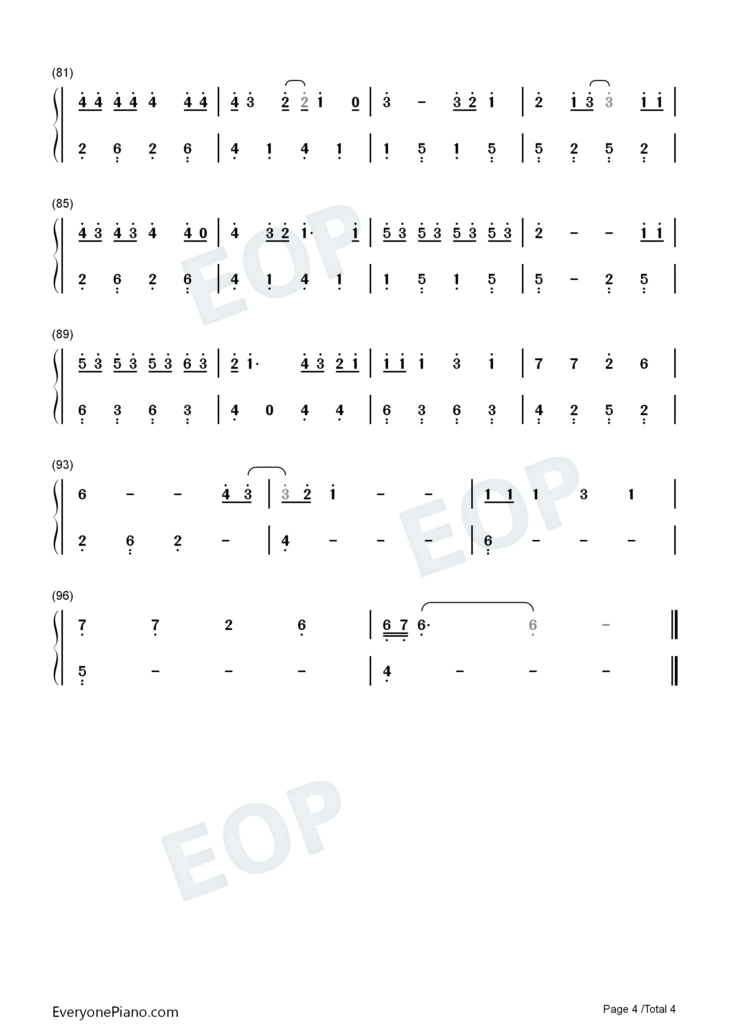 Angels_like_You钢琴简谱_Miley_Cyrus演唱