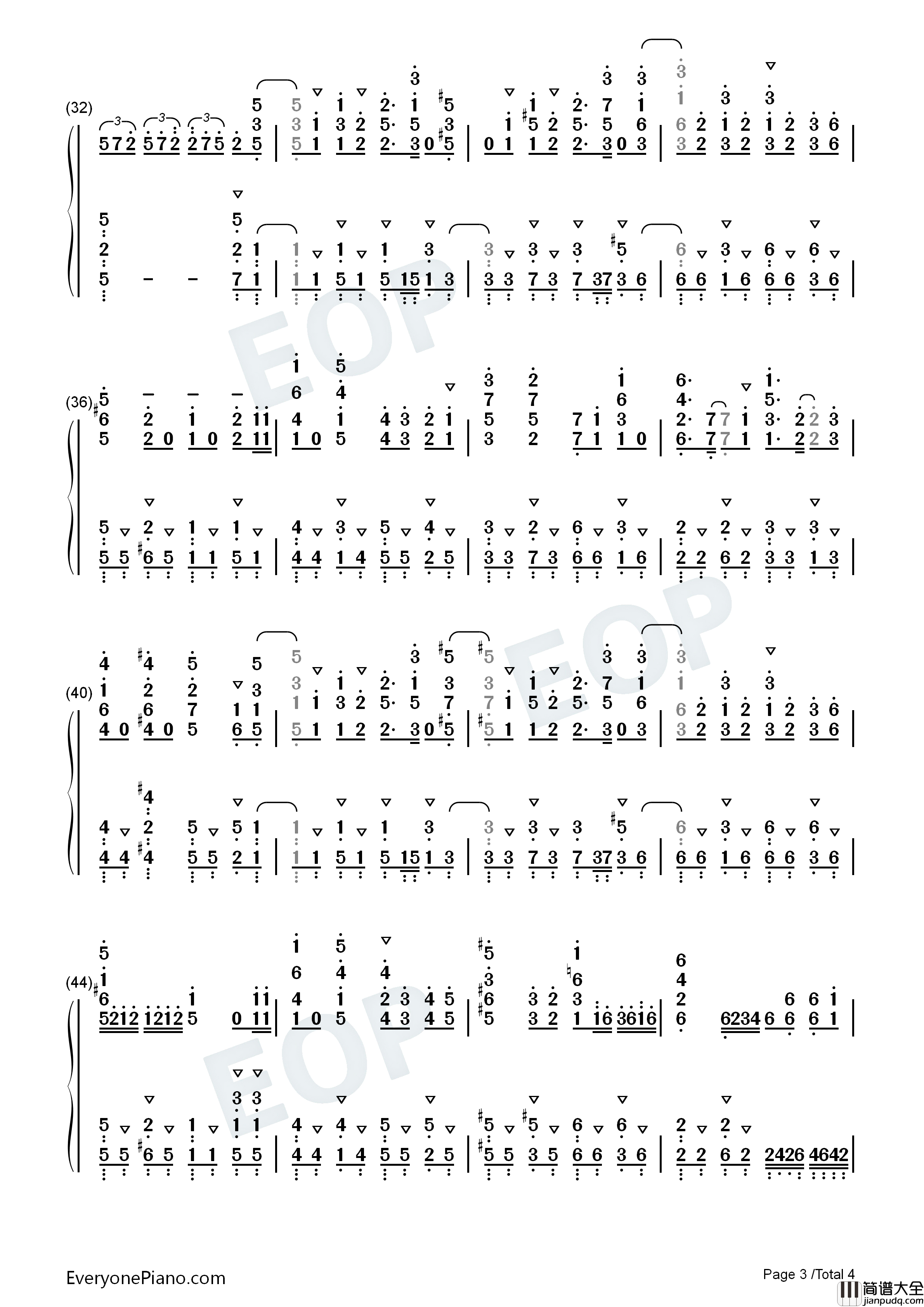 快眠_安眠_スヤリスト生活钢琴简谱_水濑祈演唱