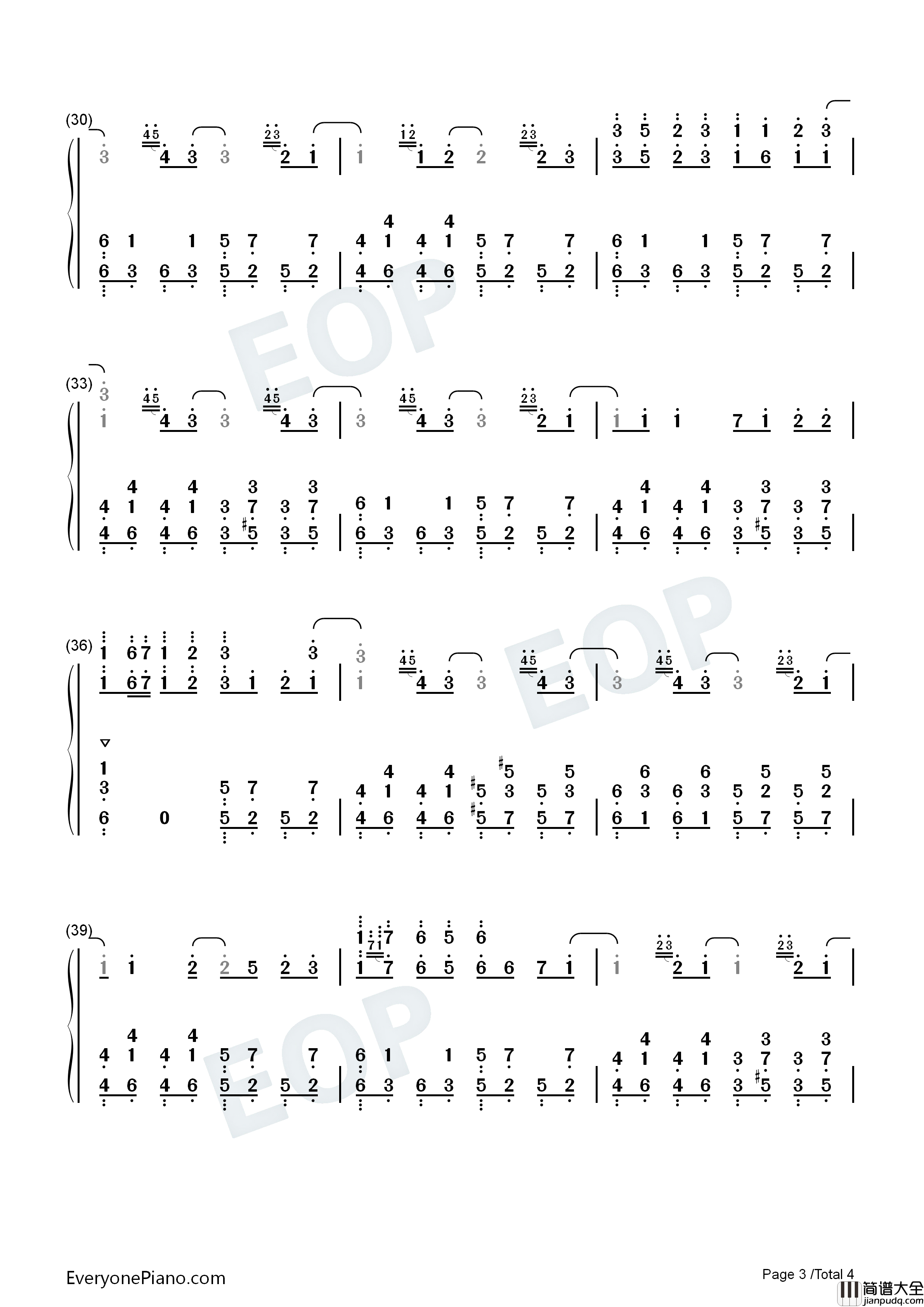 ないない钢琴简谱_ReoNa演唱