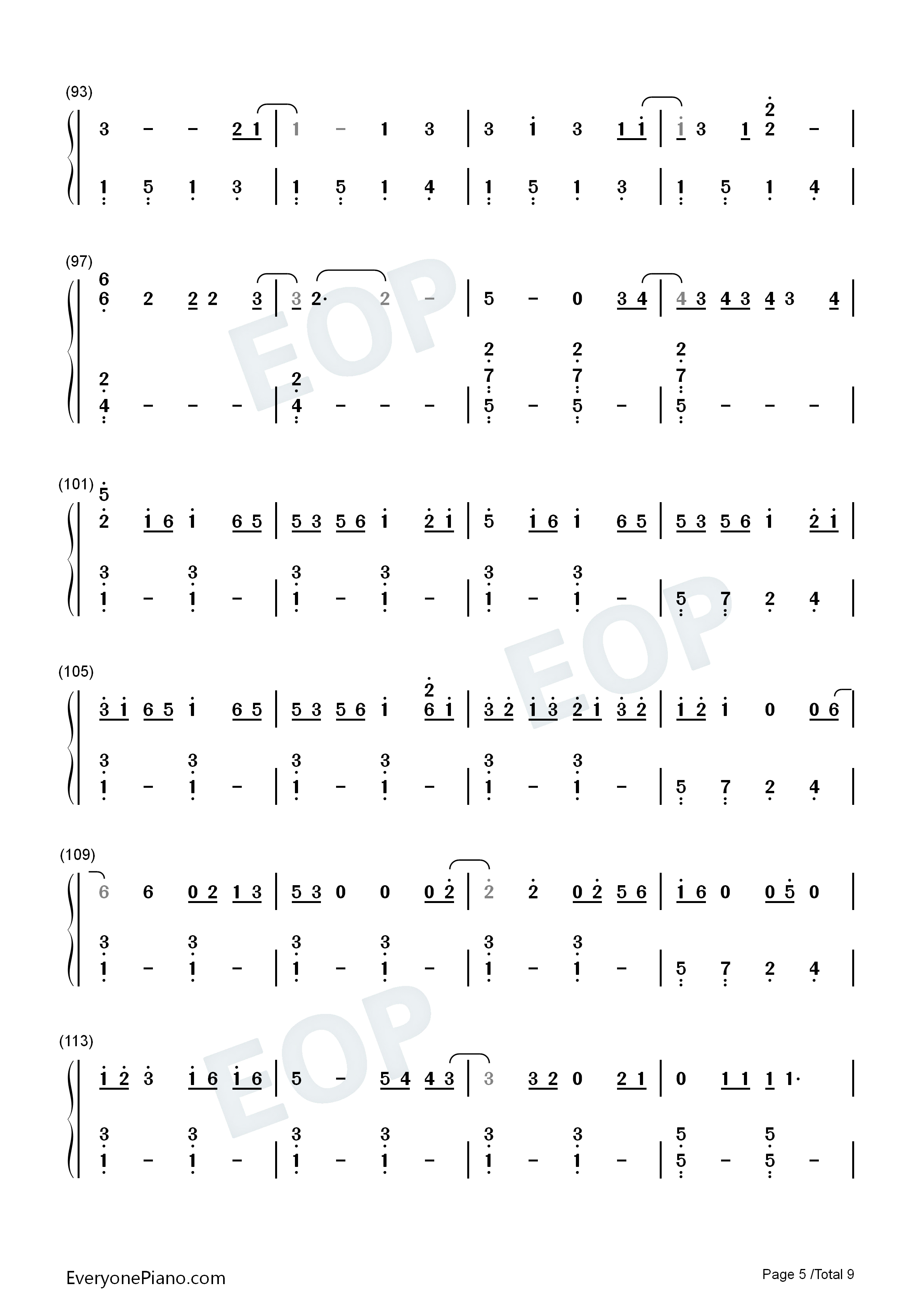 Only_Wanna_Be_with_You钢琴简谱_Post_Malone演唱