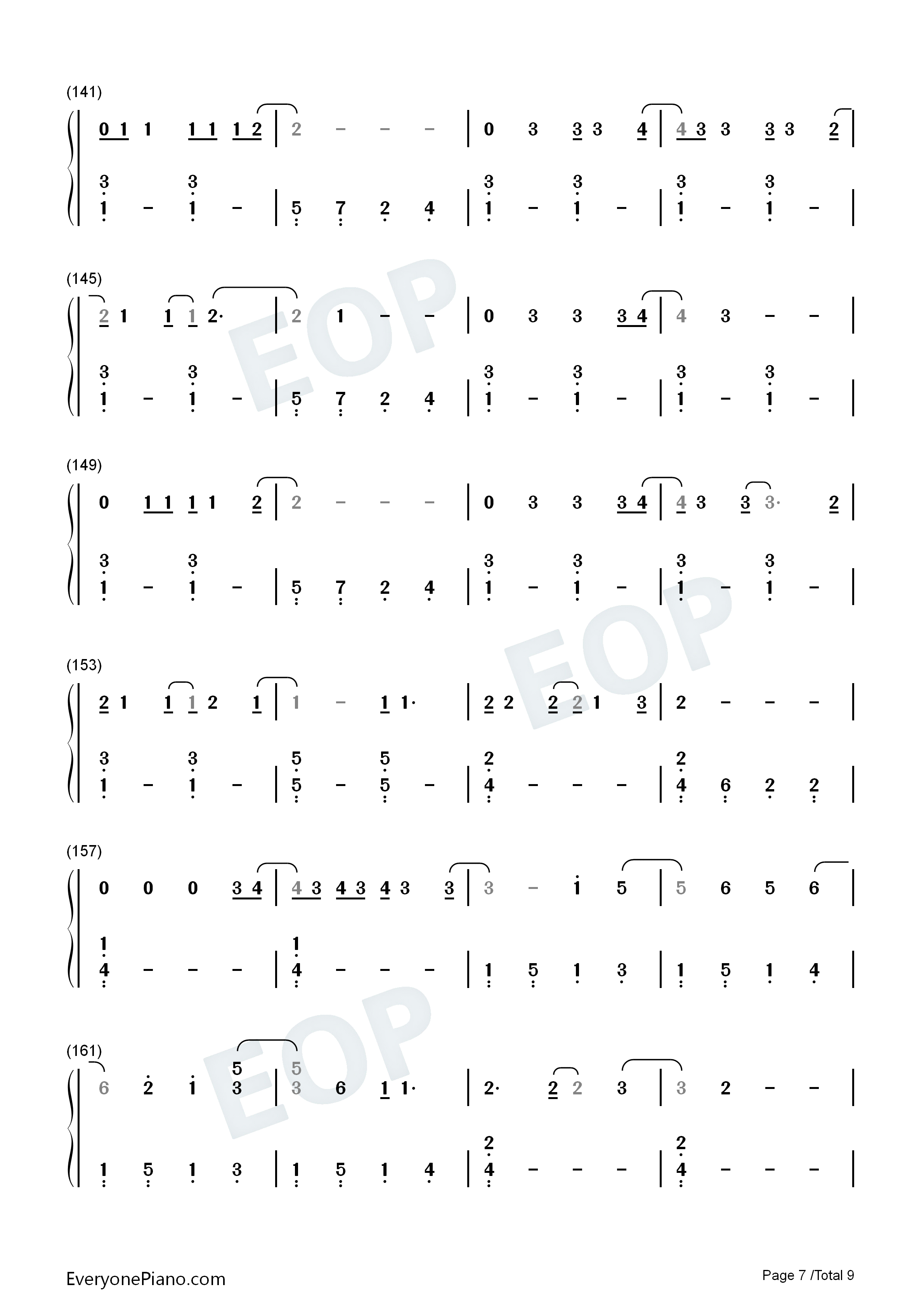 Only_Wanna_Be_with_You钢琴简谱_Post_Malone演唱