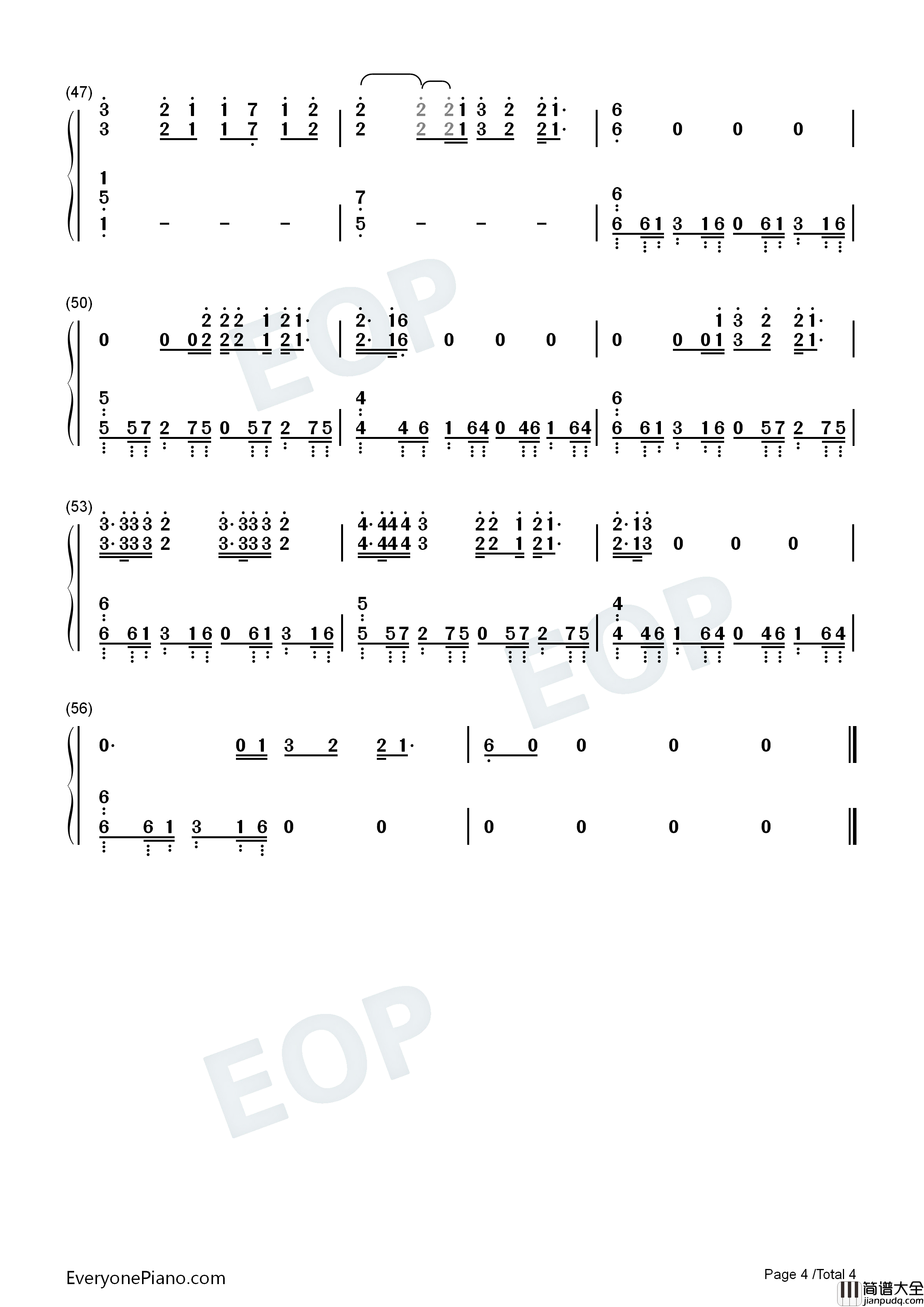 Ur_So_F**king_Cool钢琴简谱_Tones_and_I演唱