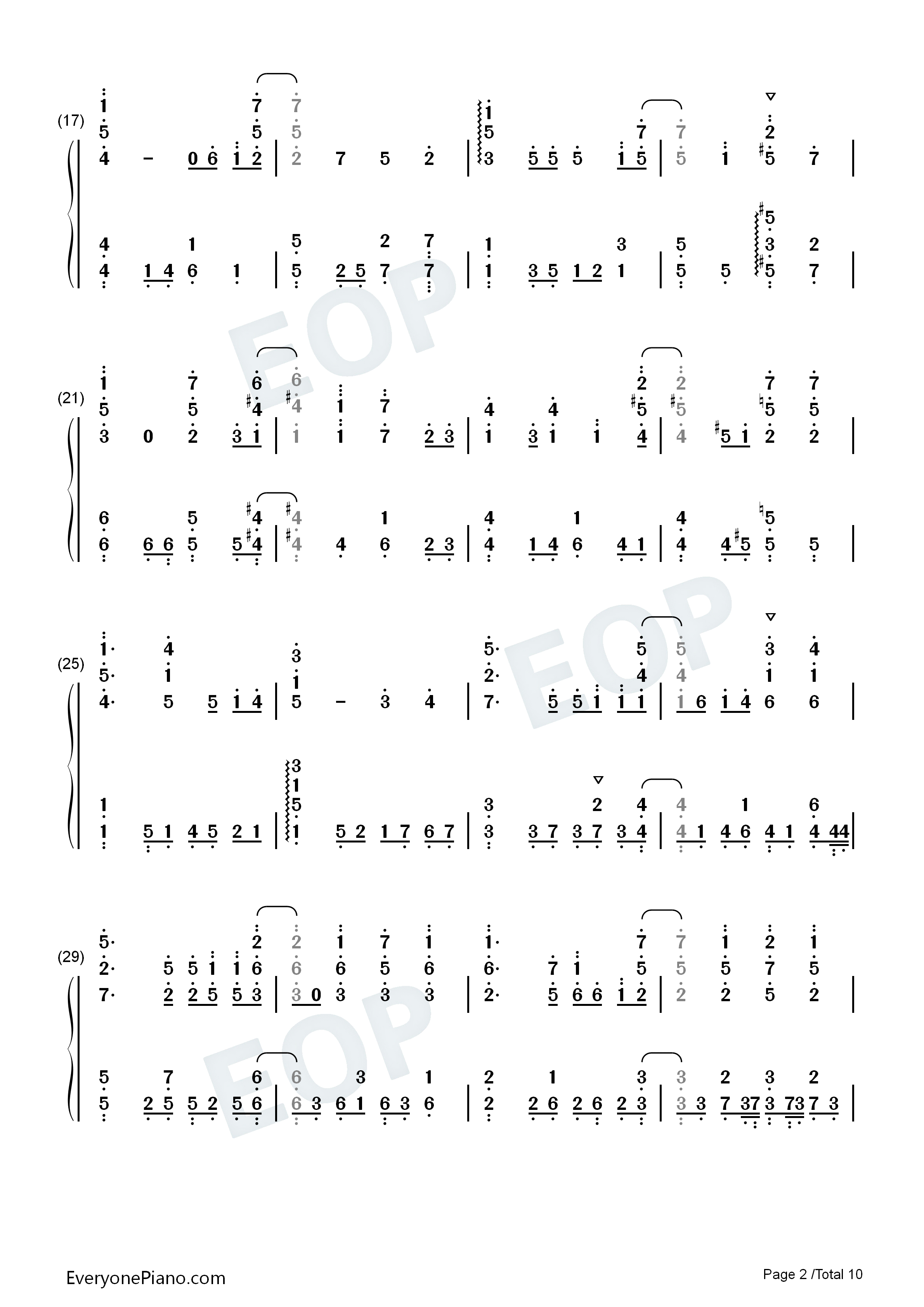 木漏れ日のエール钢琴简谱_Machico_大西沙织演唱