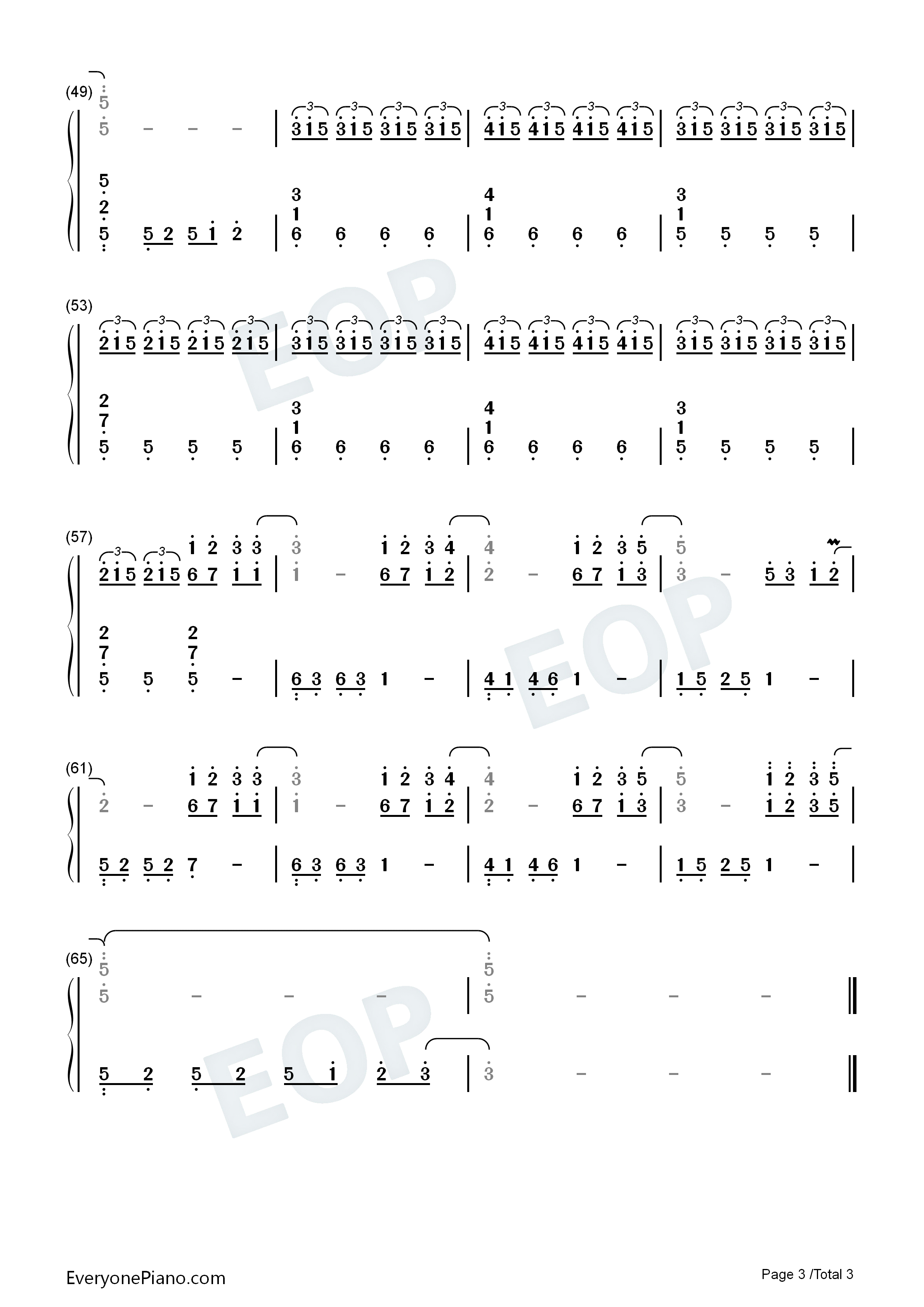五月钢琴简谱_M小冯哒演唱