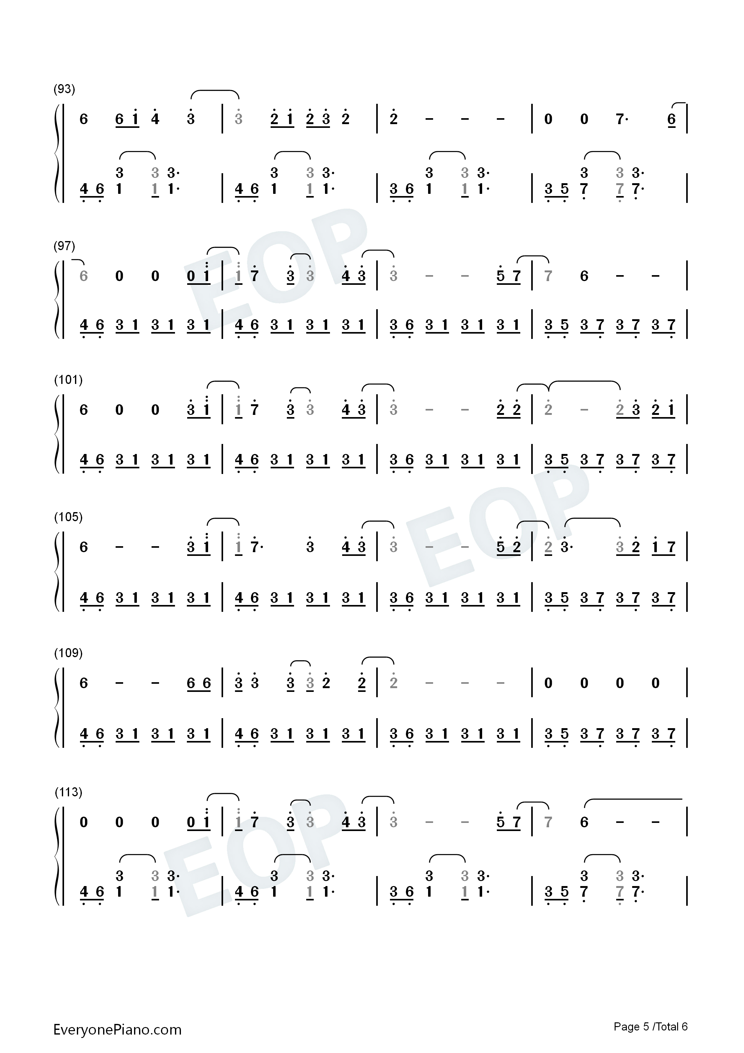 Your_Power钢琴简谱_Billie_Eilish演唱