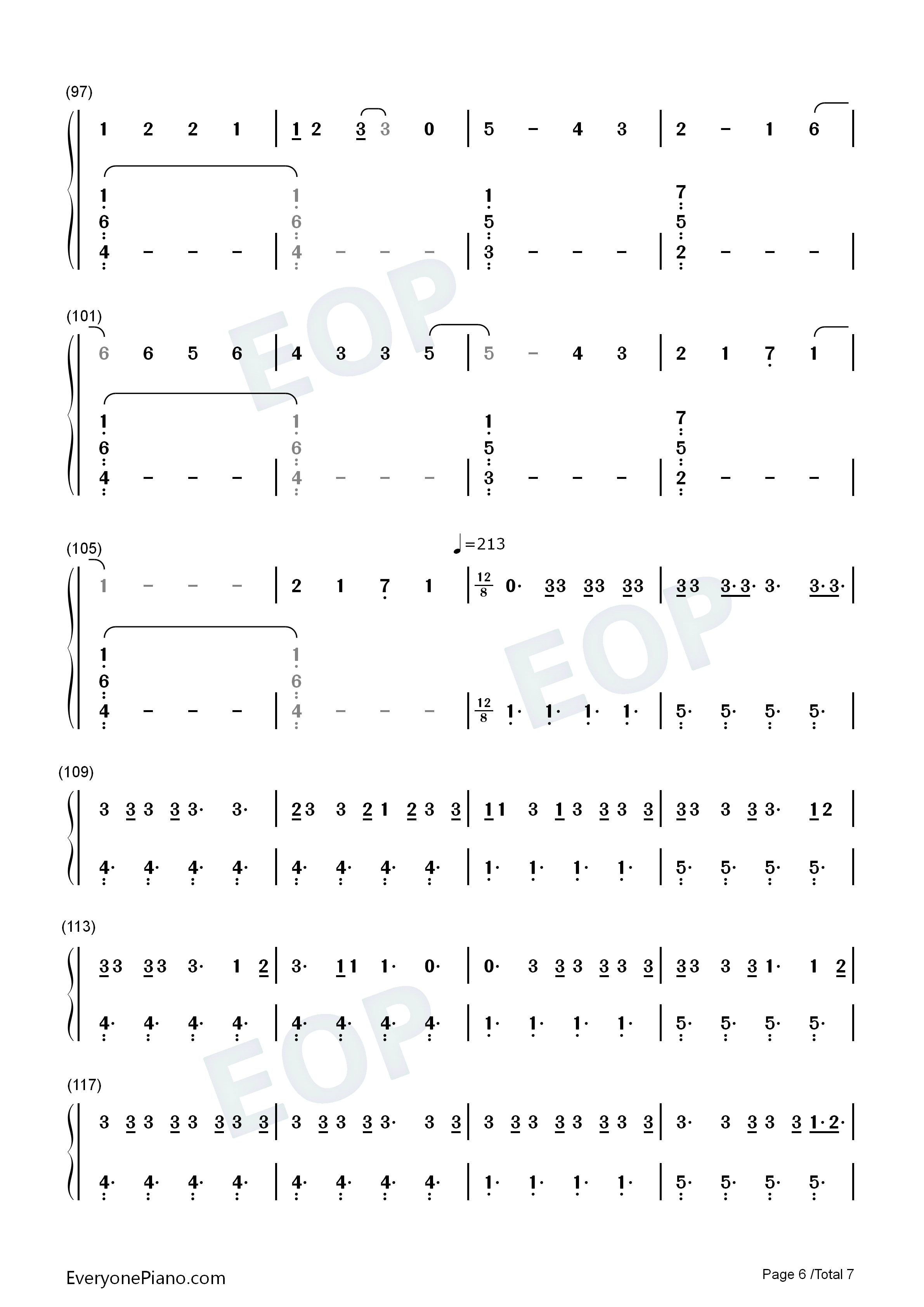 Choker钢琴简谱_Twenty_One_Pilots演唱