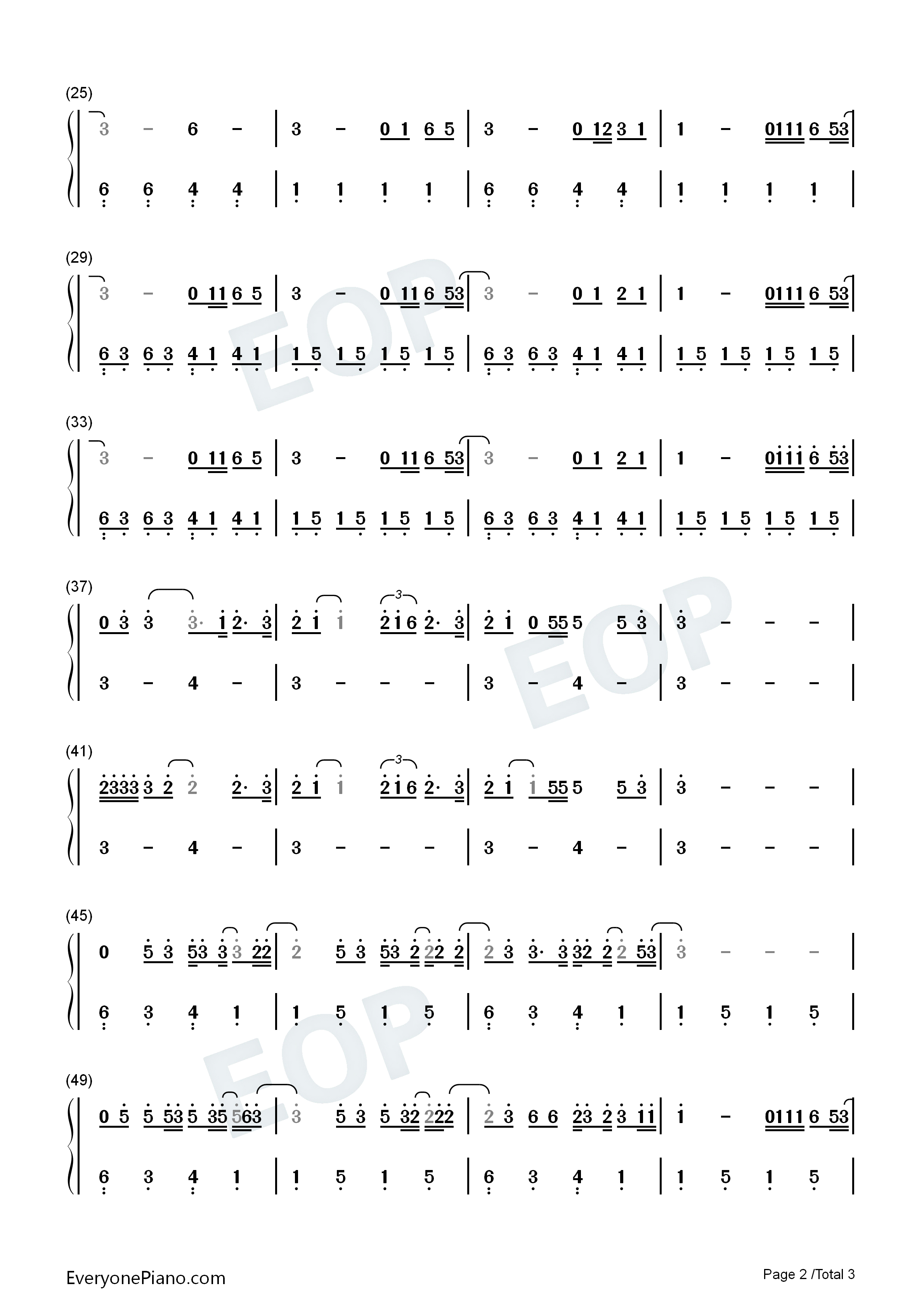 Love_to_Go钢琴简谱_Lost_Frequencies_Zonderling_Kelvin_Jones演唱