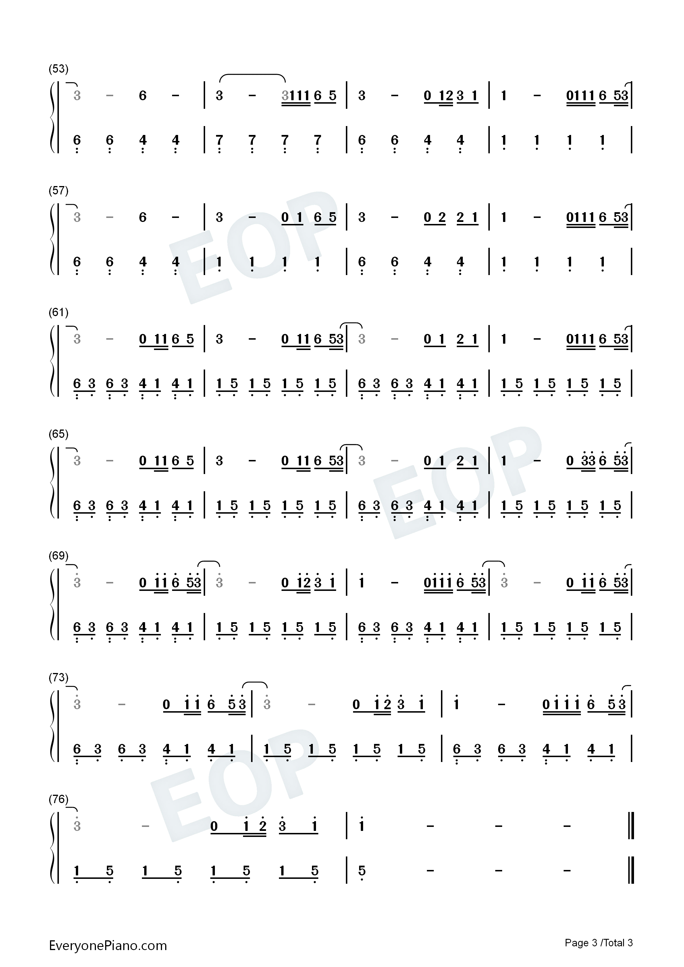 Love_to_Go钢琴简谱_Lost_Frequencies_Zonderling_Kelvin_Jones演唱