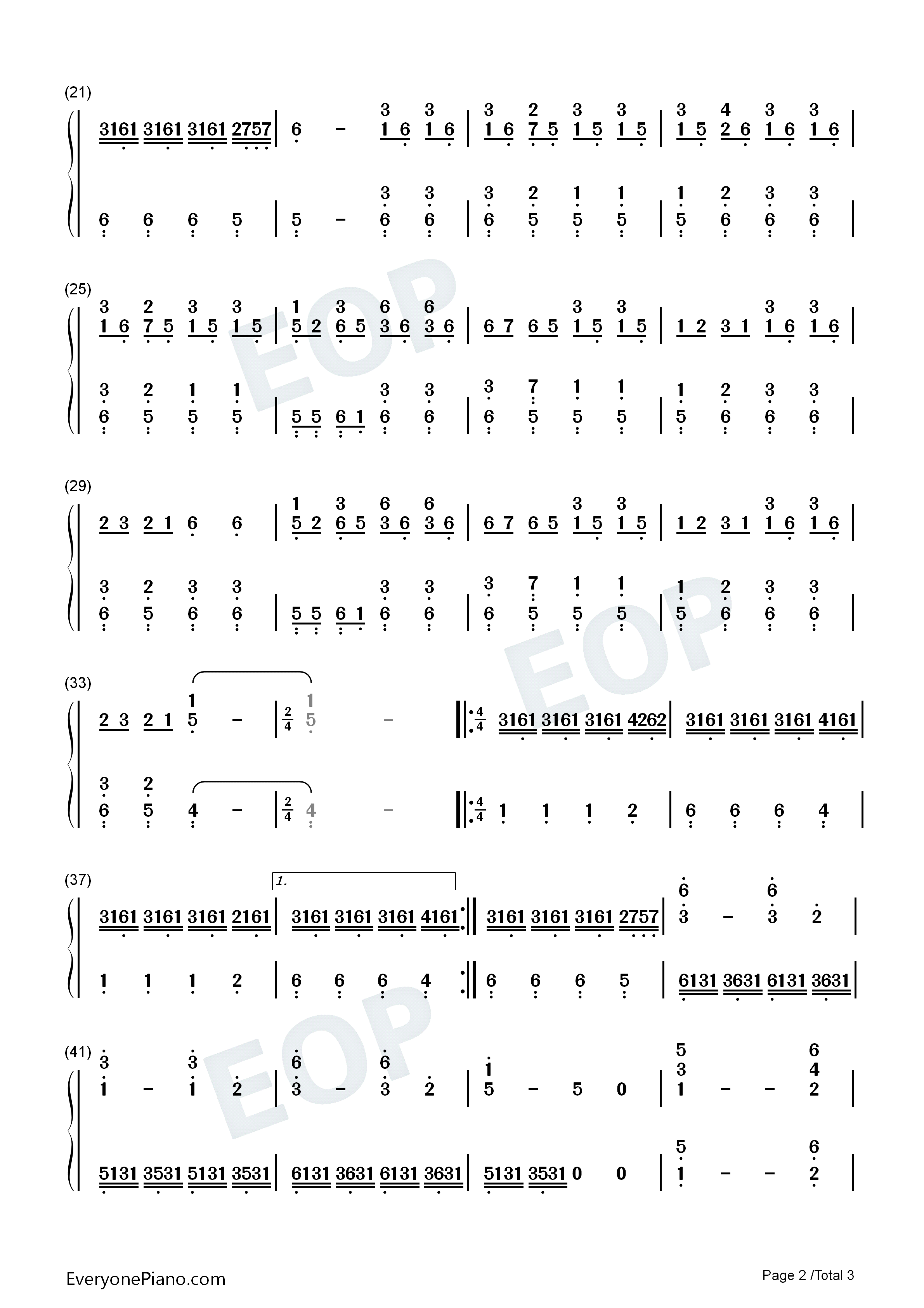 I_Do钢琴简谱_Aloe_Blacc演唱