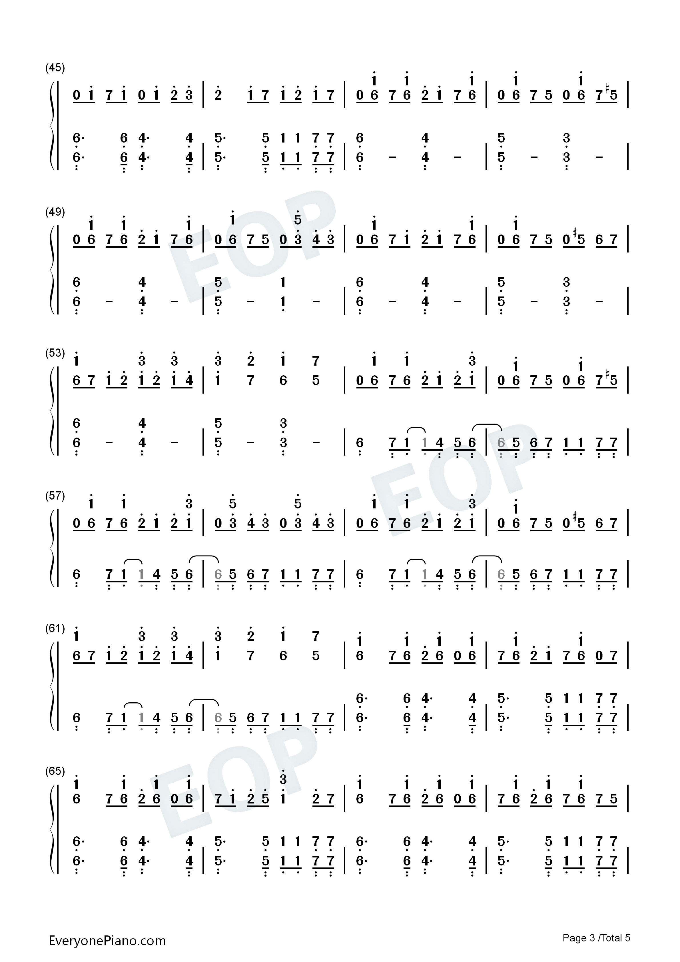 双向幸福钢琴简谱_言和_洛天依演唱