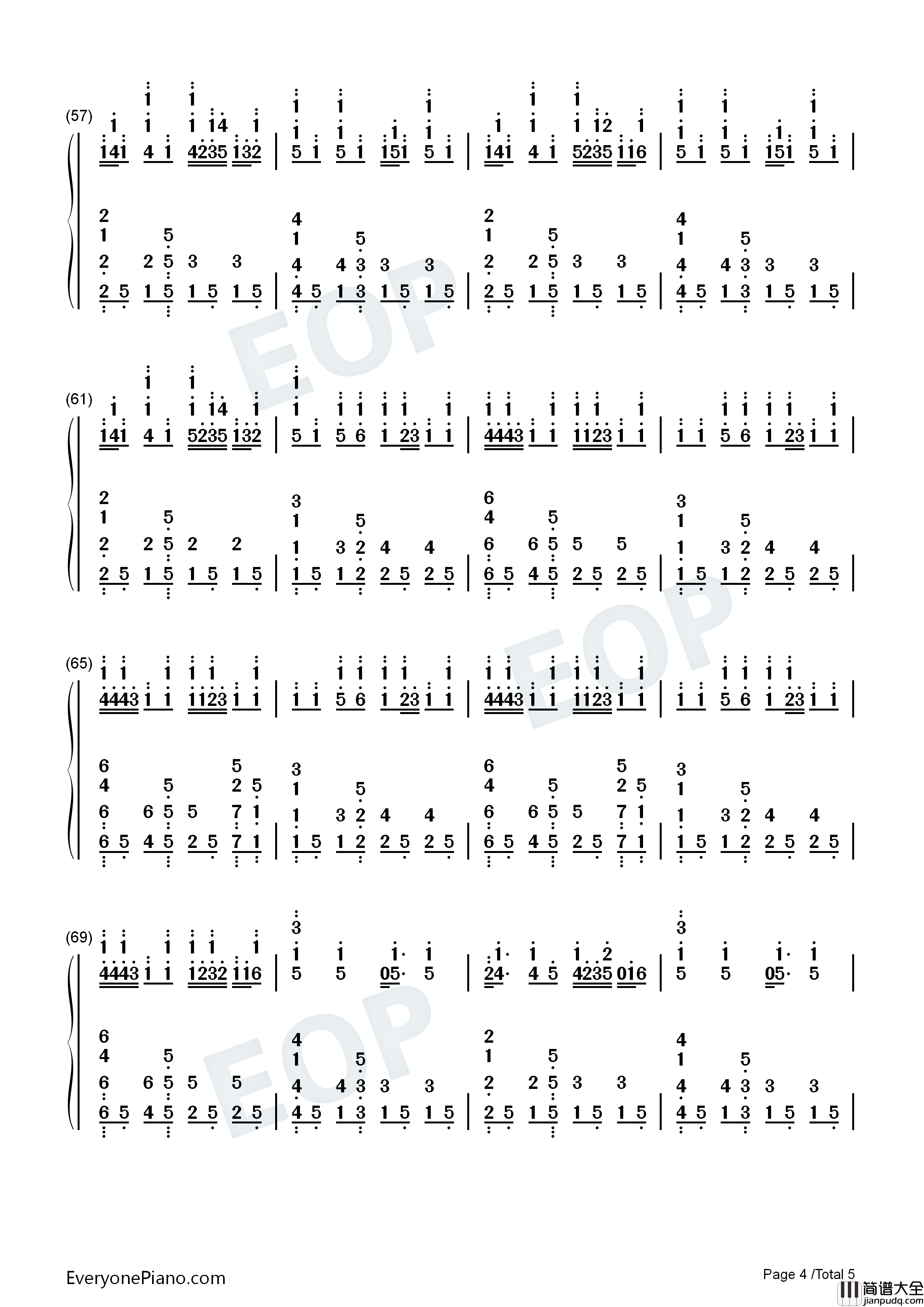 Modern_Loneliness钢琴简谱_Lauv演唱