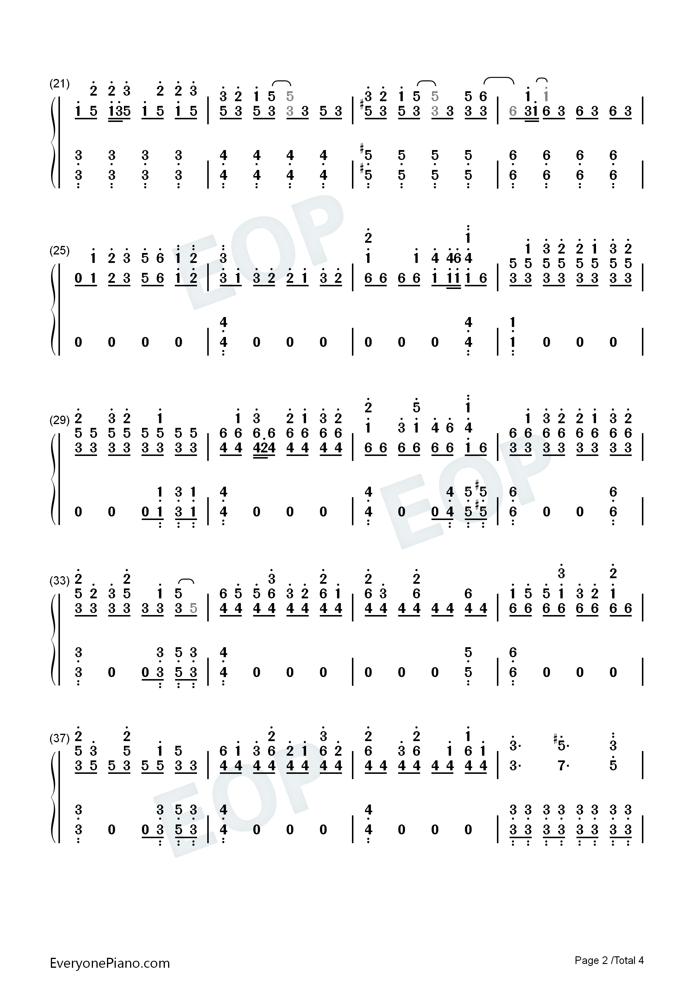 Turn_On_The_Lights钢琴简谱_Jamie_Cullum演唱